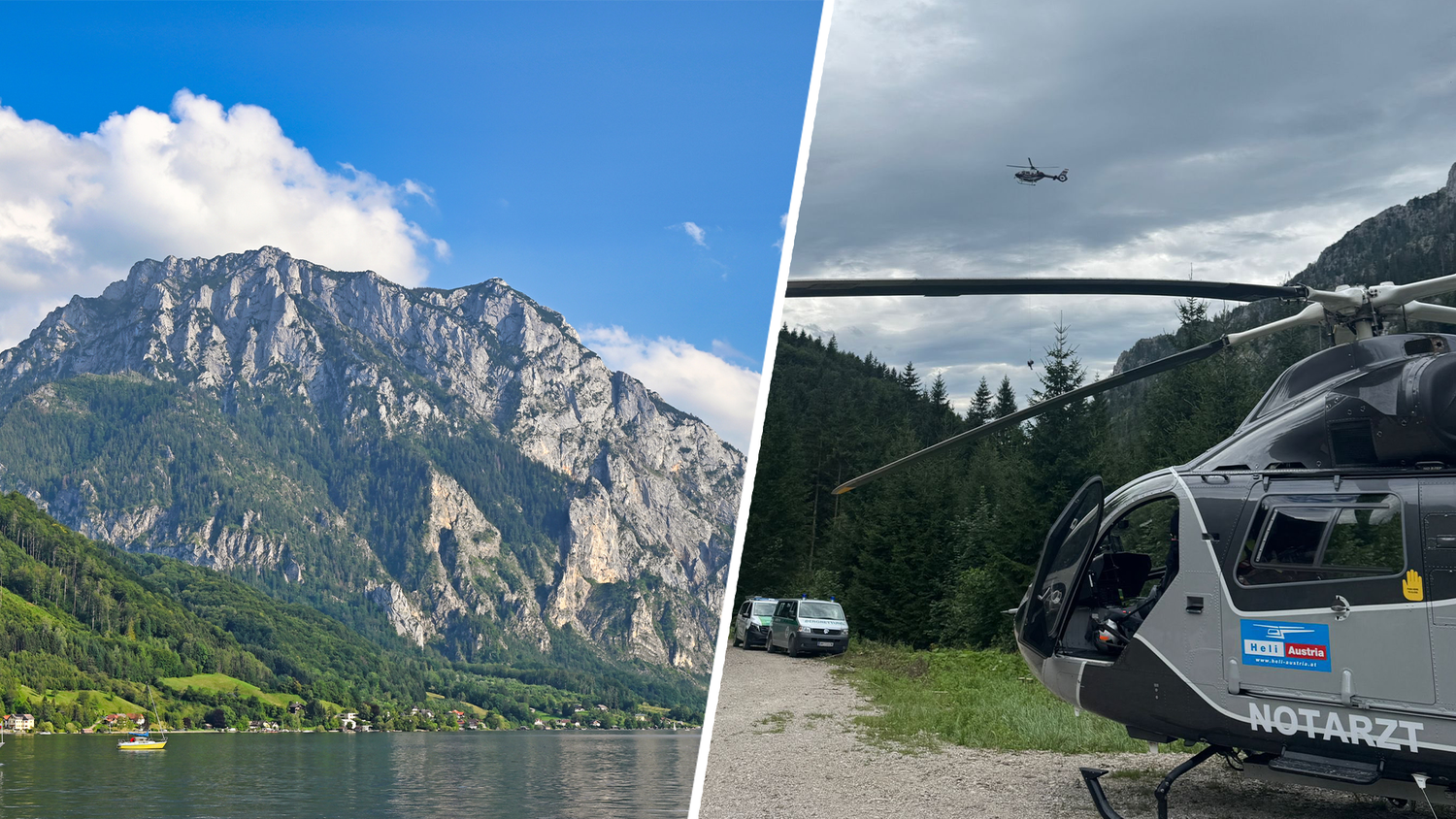 Die Pensionistin (79) stürzte am Dienstag am Traunstein plötzlich ab.