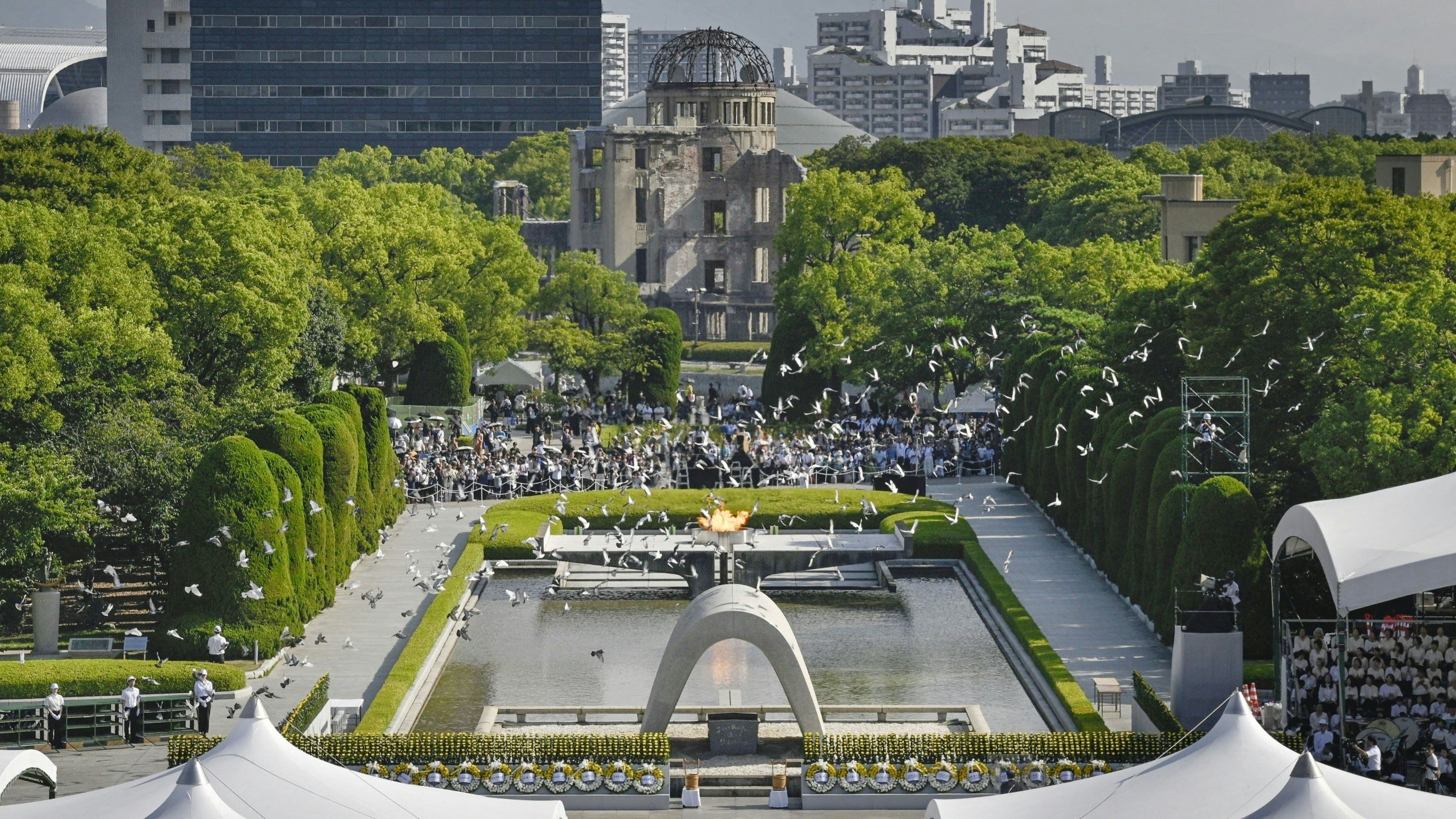 Heute.at - 80 Jahre Gedenken an Atombombenabwurf über Hiroshima