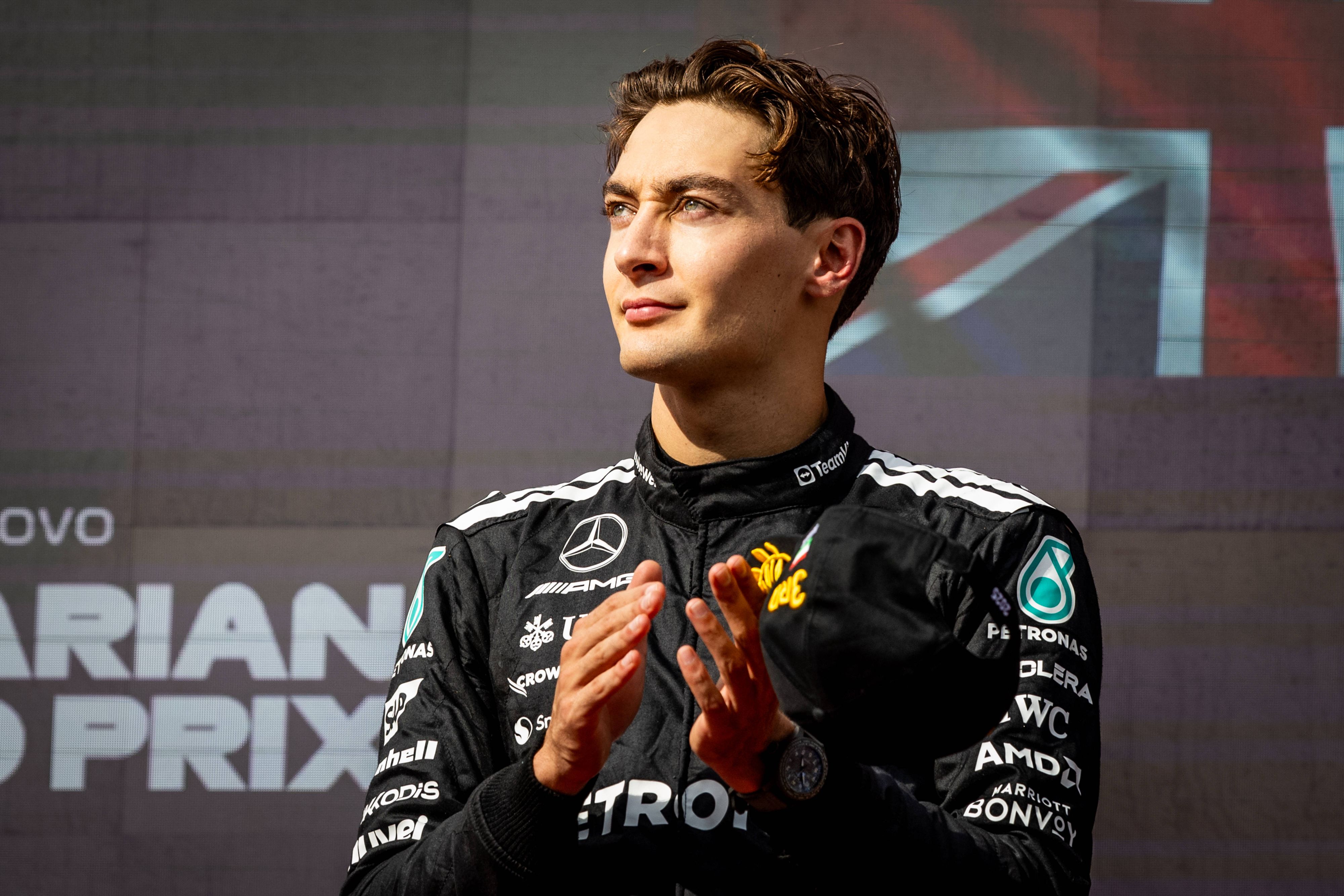 Mercedes-Star George Russell. 