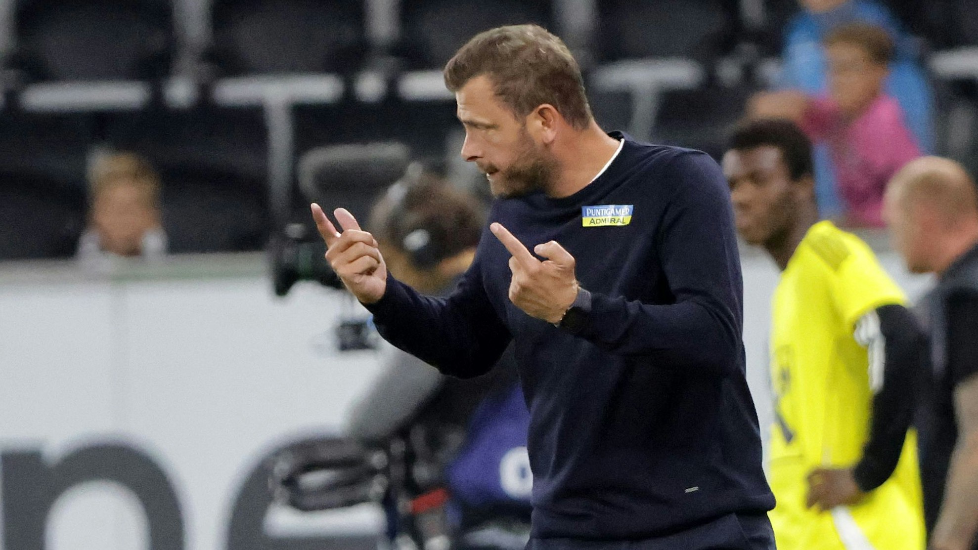 Sturm-Trainer Jürgen Säumel. 