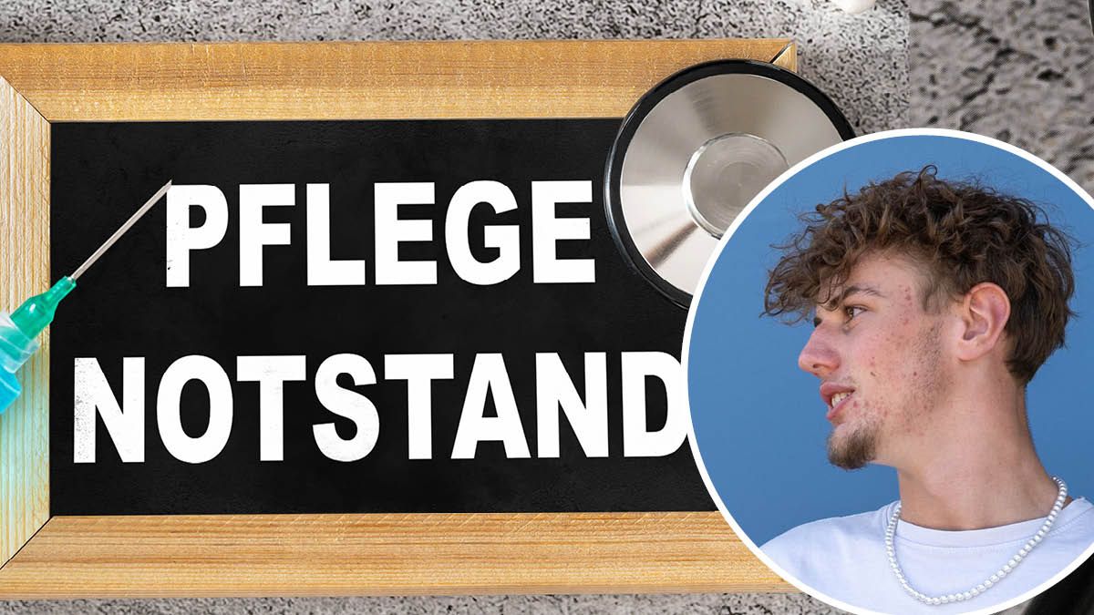 Emilian Eder (17) will nach seinem Freiwilligen-Jahr weiterhin in der Pflege arbeiten.