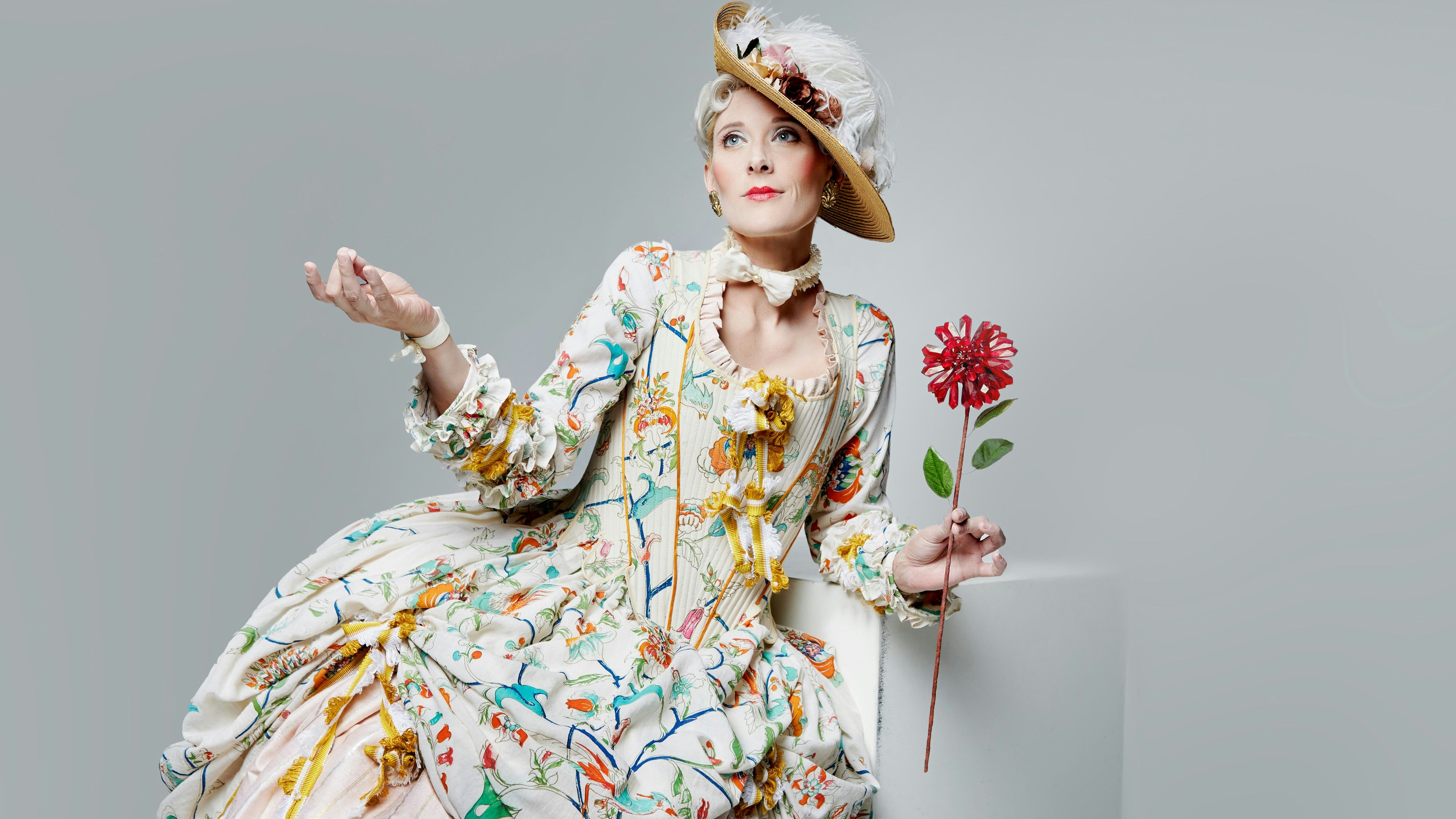 Kostüm der EURILLA | Stoffrekonstruktion aus der Antecamer Josef II. in Schloss Hof