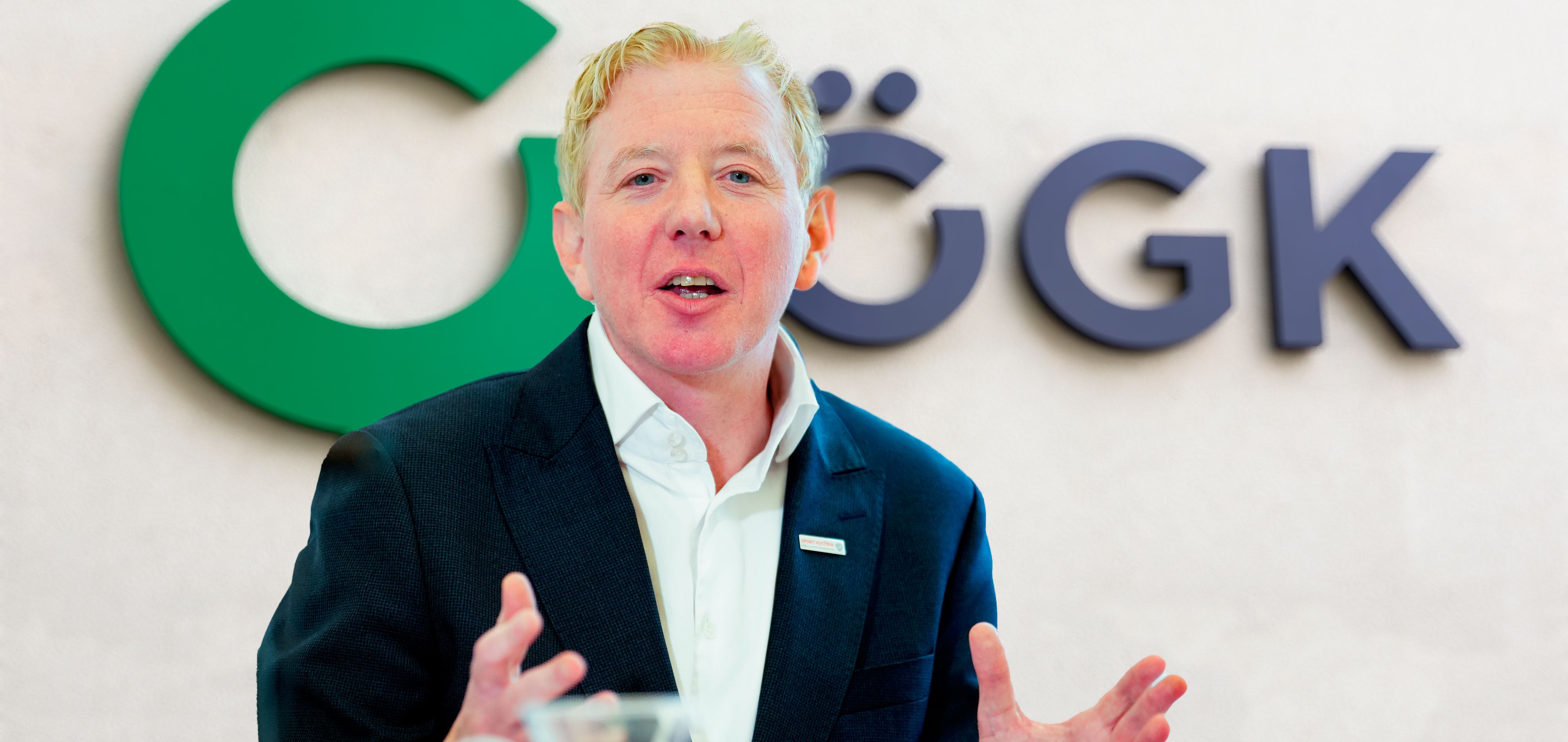 Peter McDonald (ÖVP) ist der Vorsitzende des Verwaltungsrates der ÖGK.