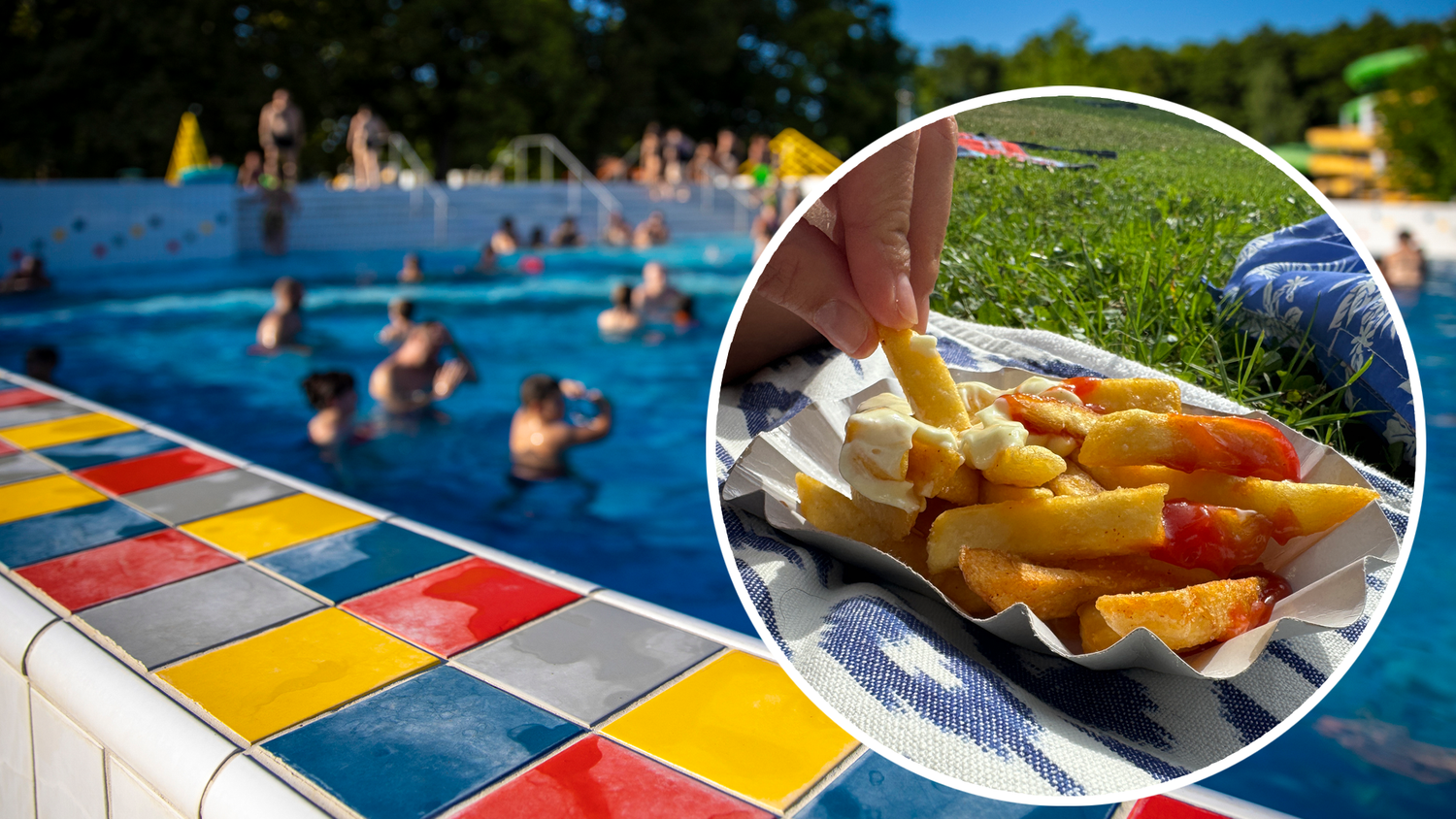Eine Portion Pommes im Freibad kostet in OÖ schon bis zu 7 Euro. (Symbolbild)