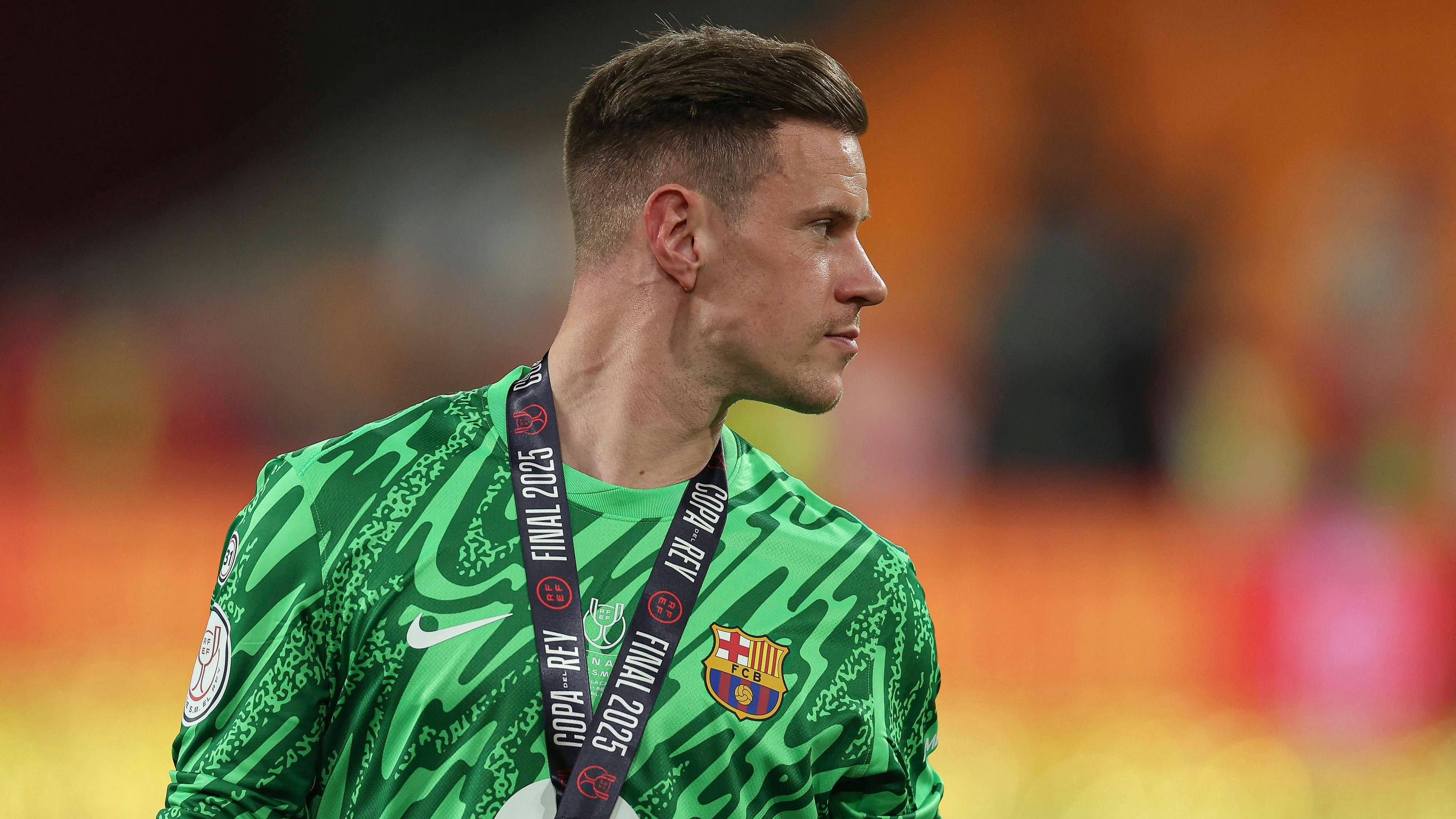 Barcelonas Star-Tormann Marc-Andre ter Stegen. 