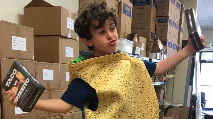 Alex Butler aus Seattle erfand mit sieben Jahren das Kartenspiel Taco vs. Burrito.