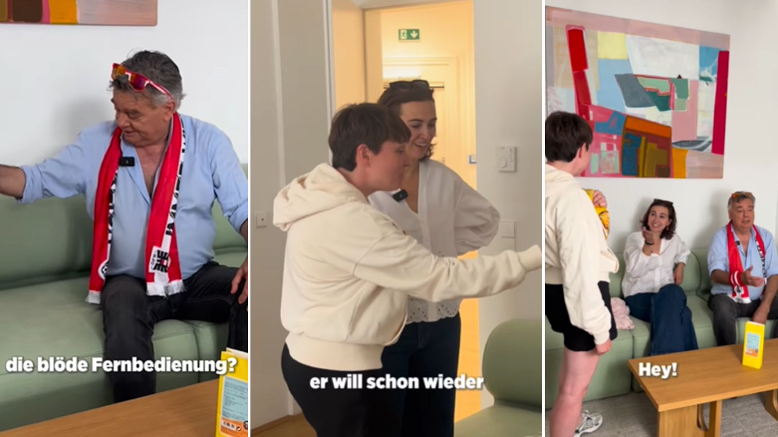 Der Clip der Grünen sorgt auf Instagram für Lacher.