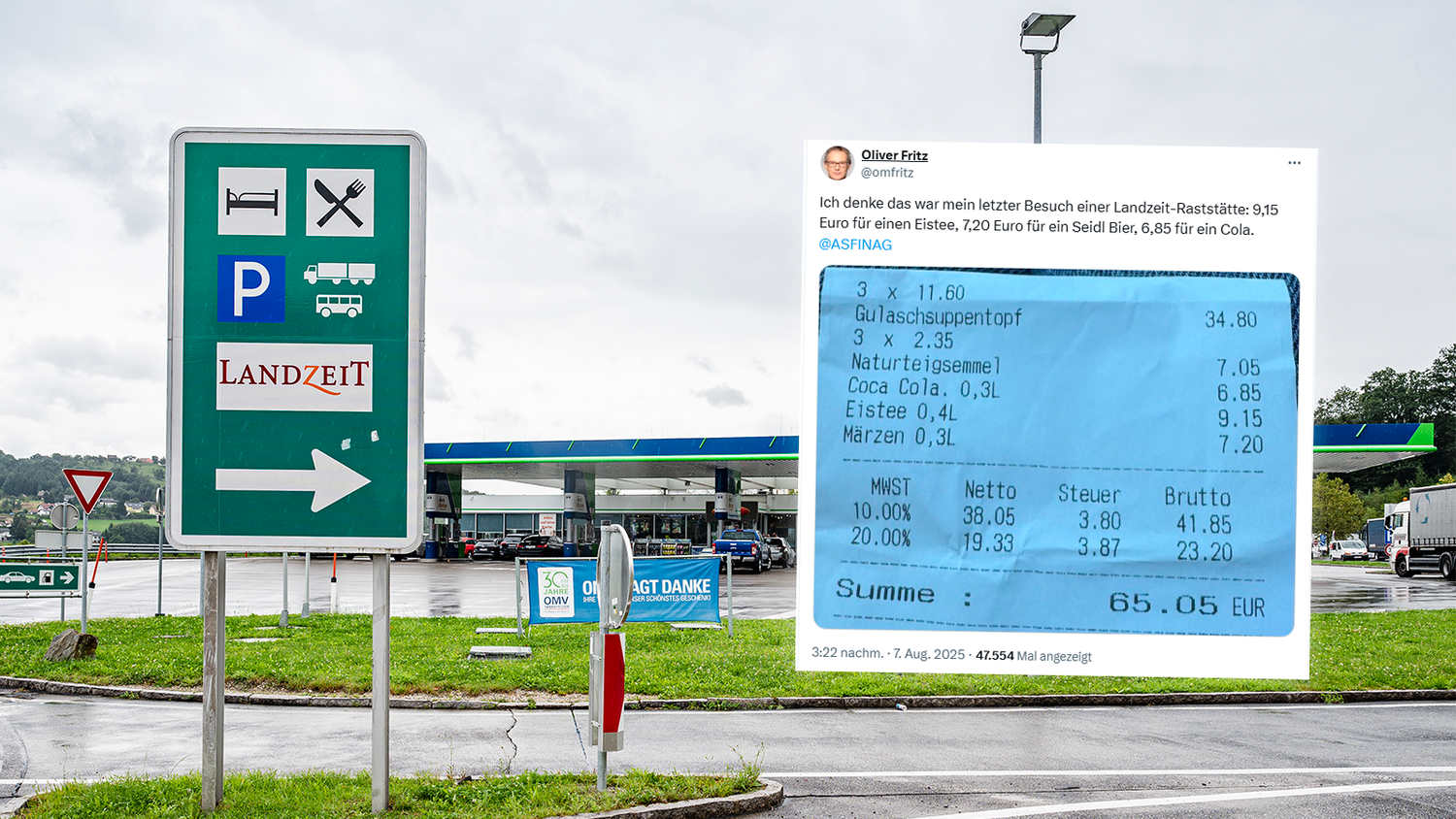 Heute.at - Rechnung schockiert: 11,5 € für Eistee und leere Semmel