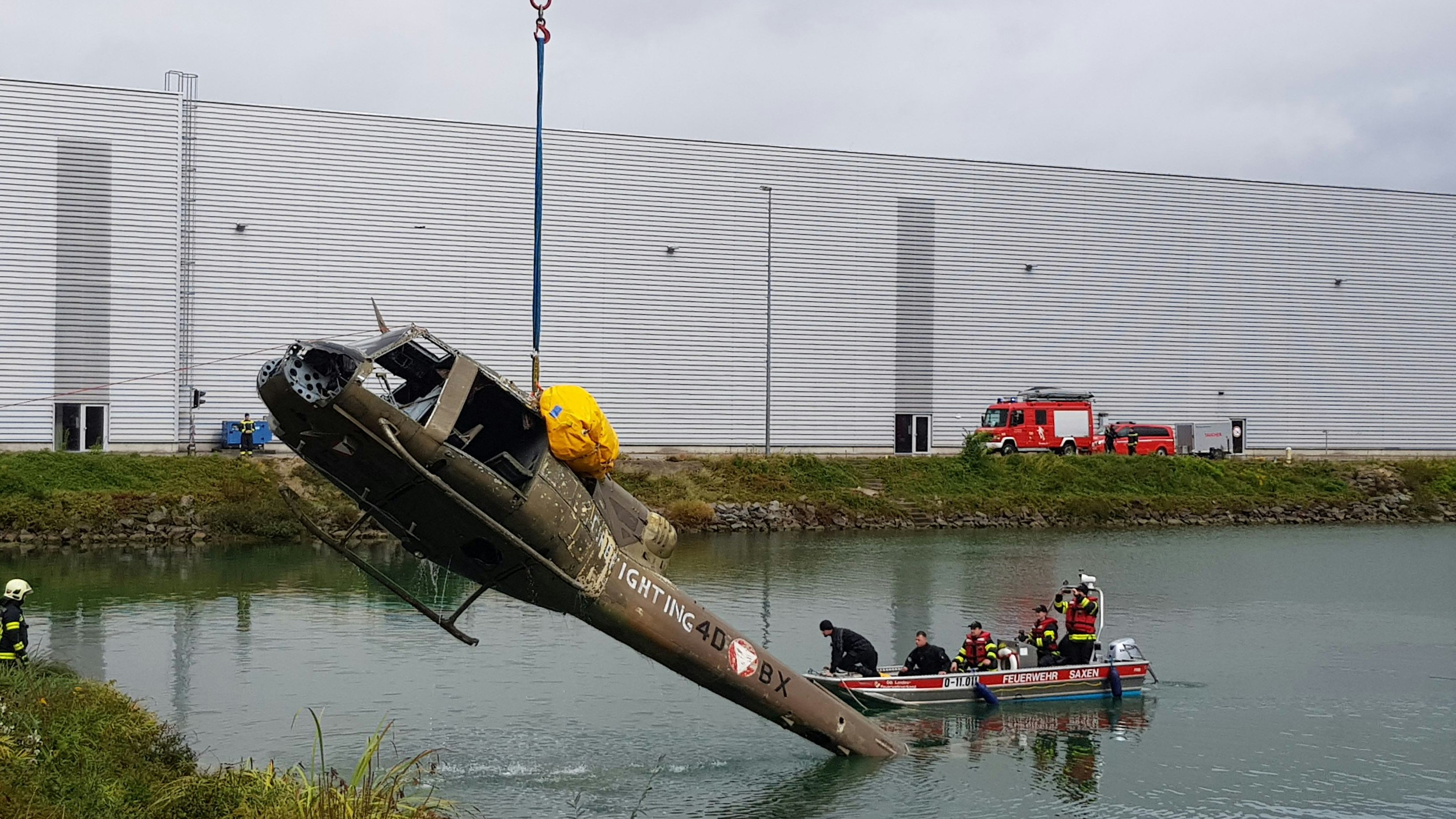 Nicht nur Menschen werden aus Seen und Flüssen aufgetaucht.
