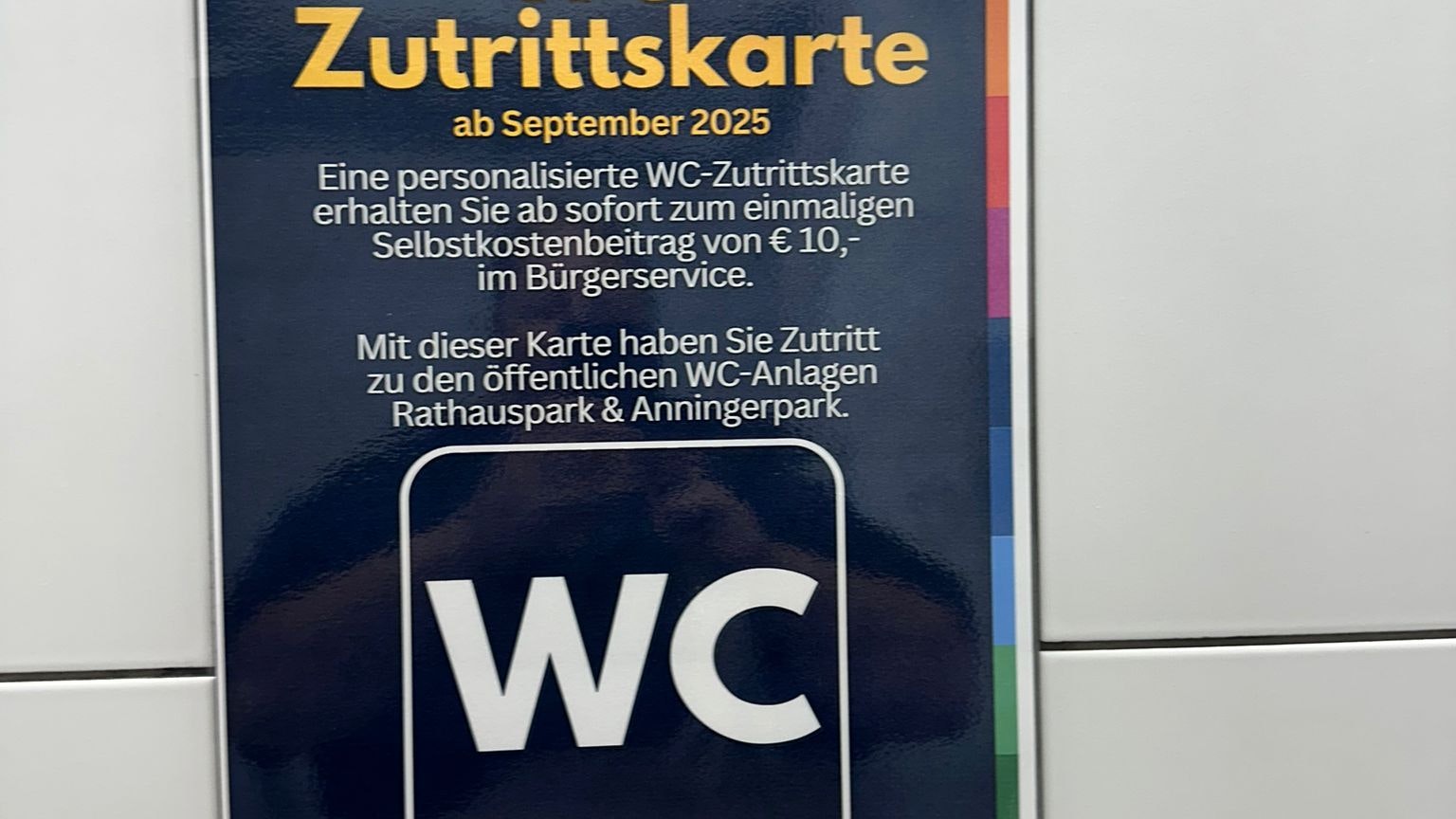 Dieses Schild sorgte bei "<em>Heute</em>"-Leser Stefan für Ärger