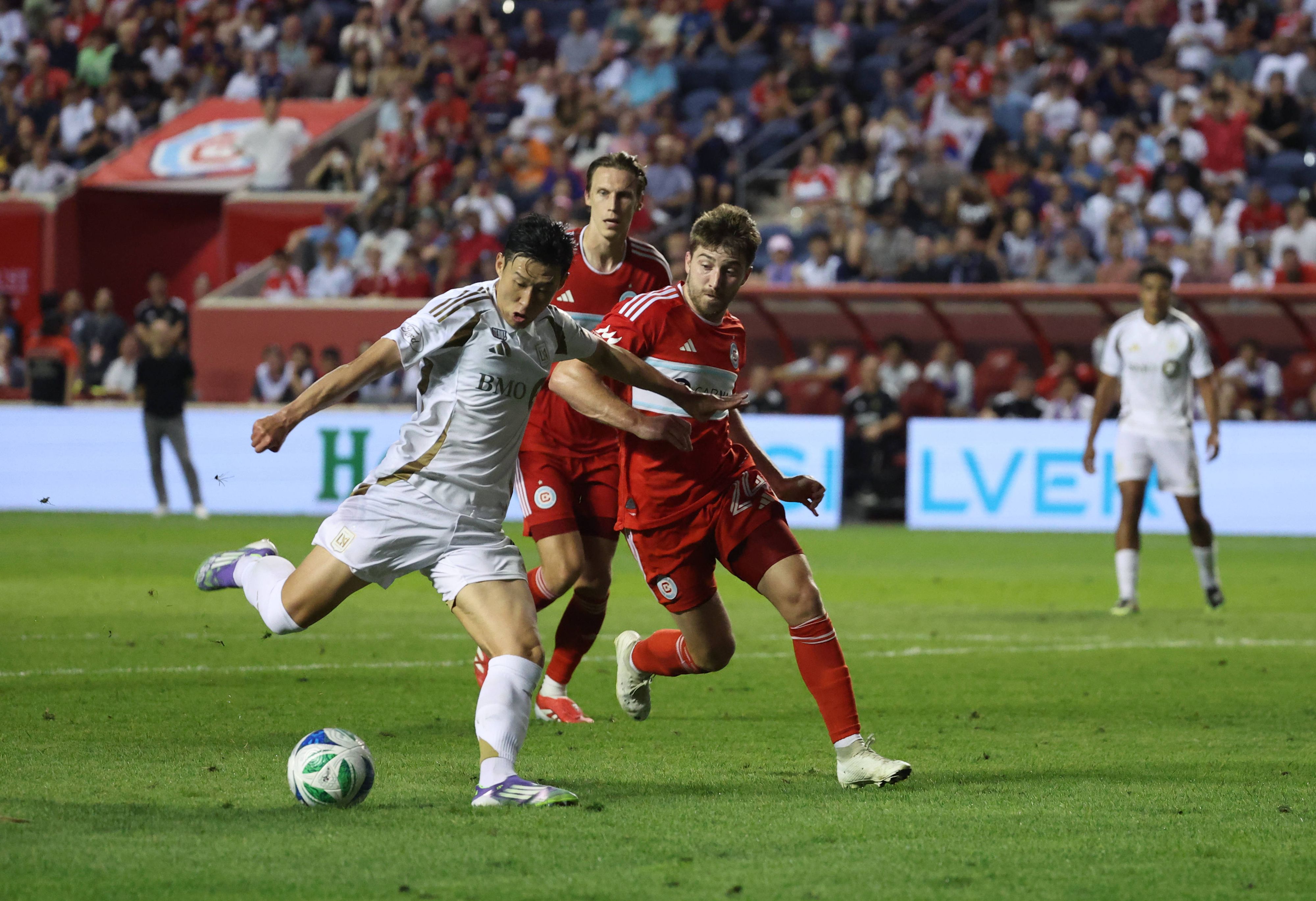 Son Heung-min bei seinem ersten Auftritt für Los Angeles.