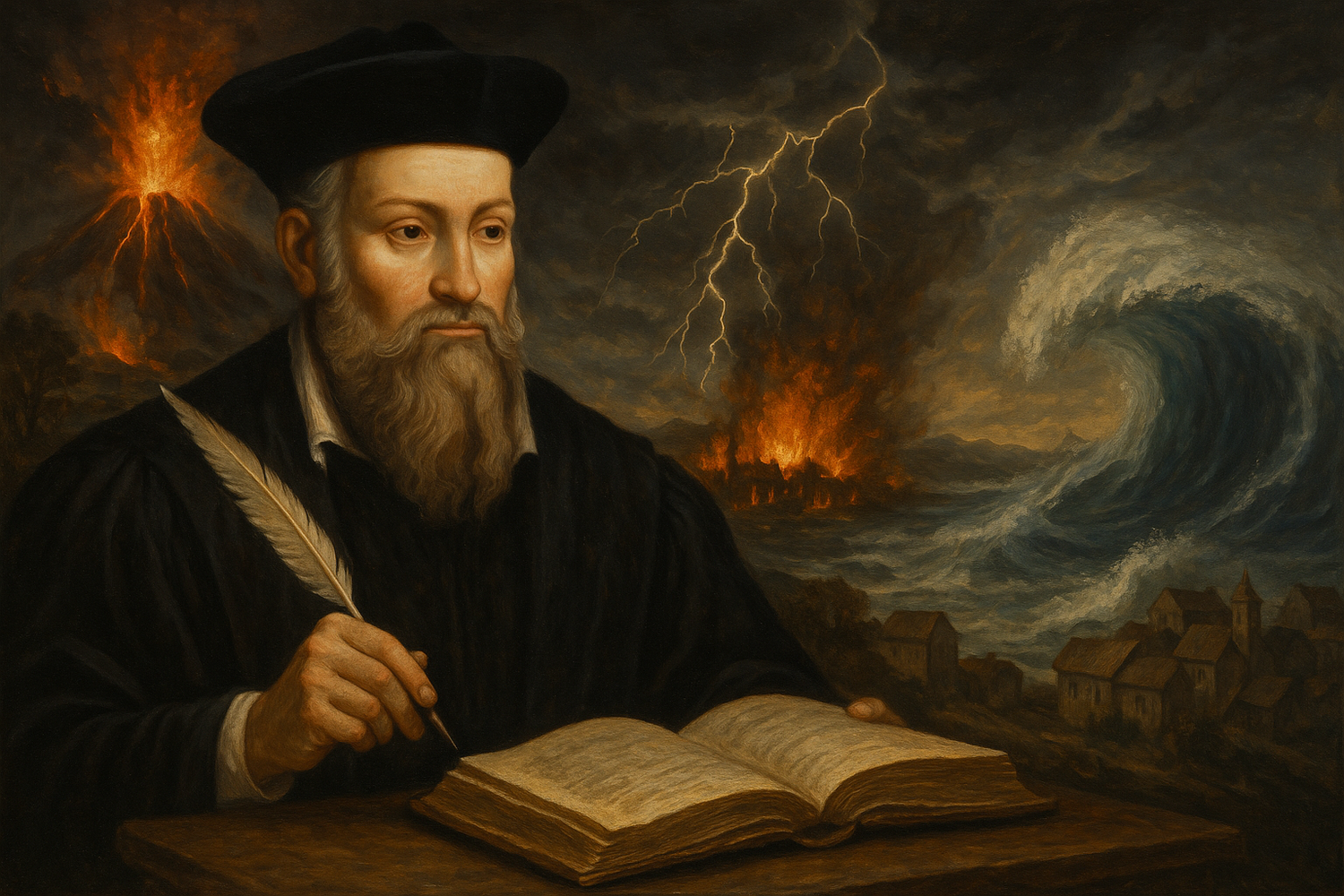 Nostradamus sagt auch für die Zukunft weitere massive Naturkatastrophen vorher. 