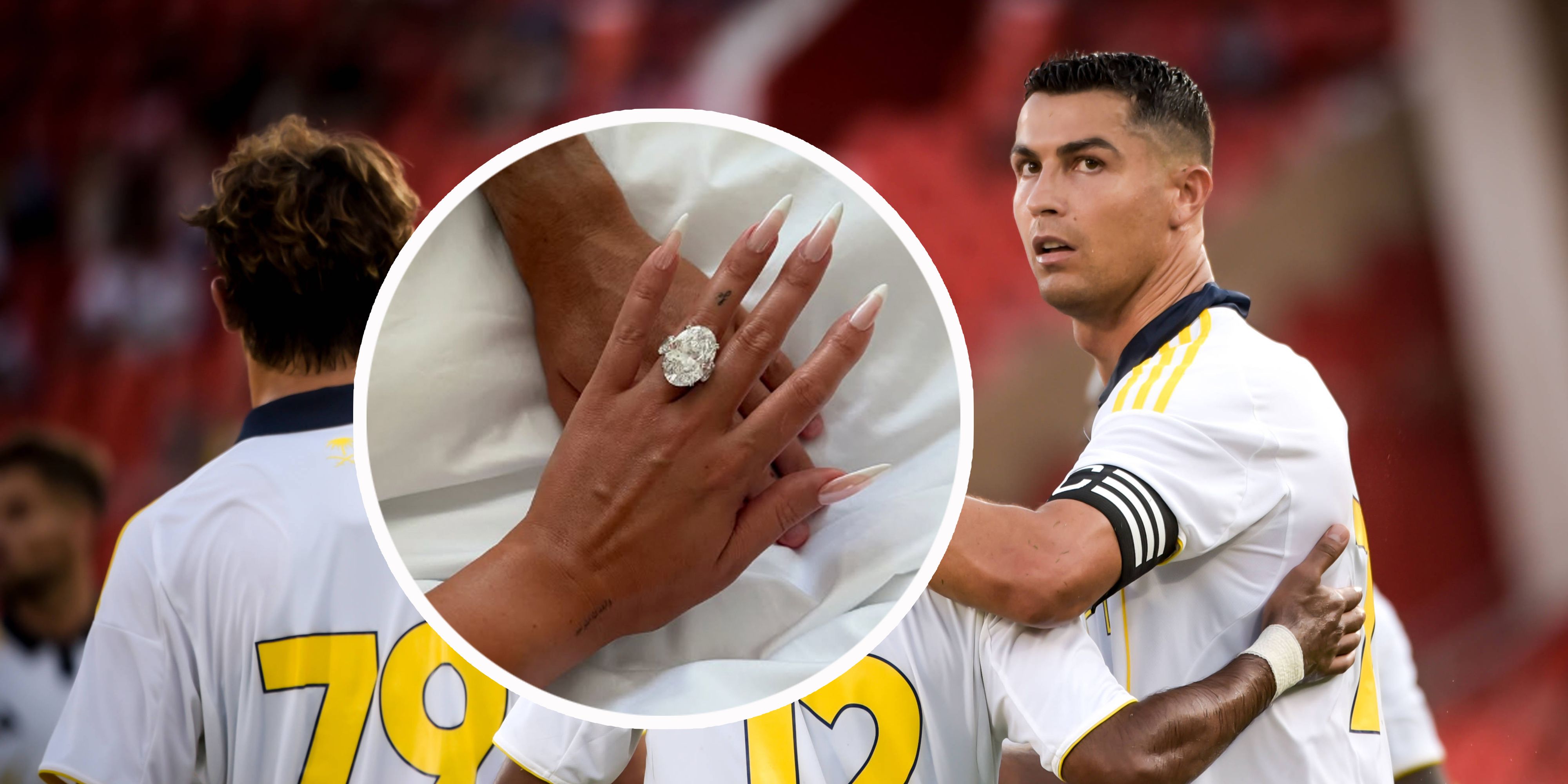 Cristiano Ronaldo steckte seiner Georgina einen dicken Klunker an den Ringfinger.