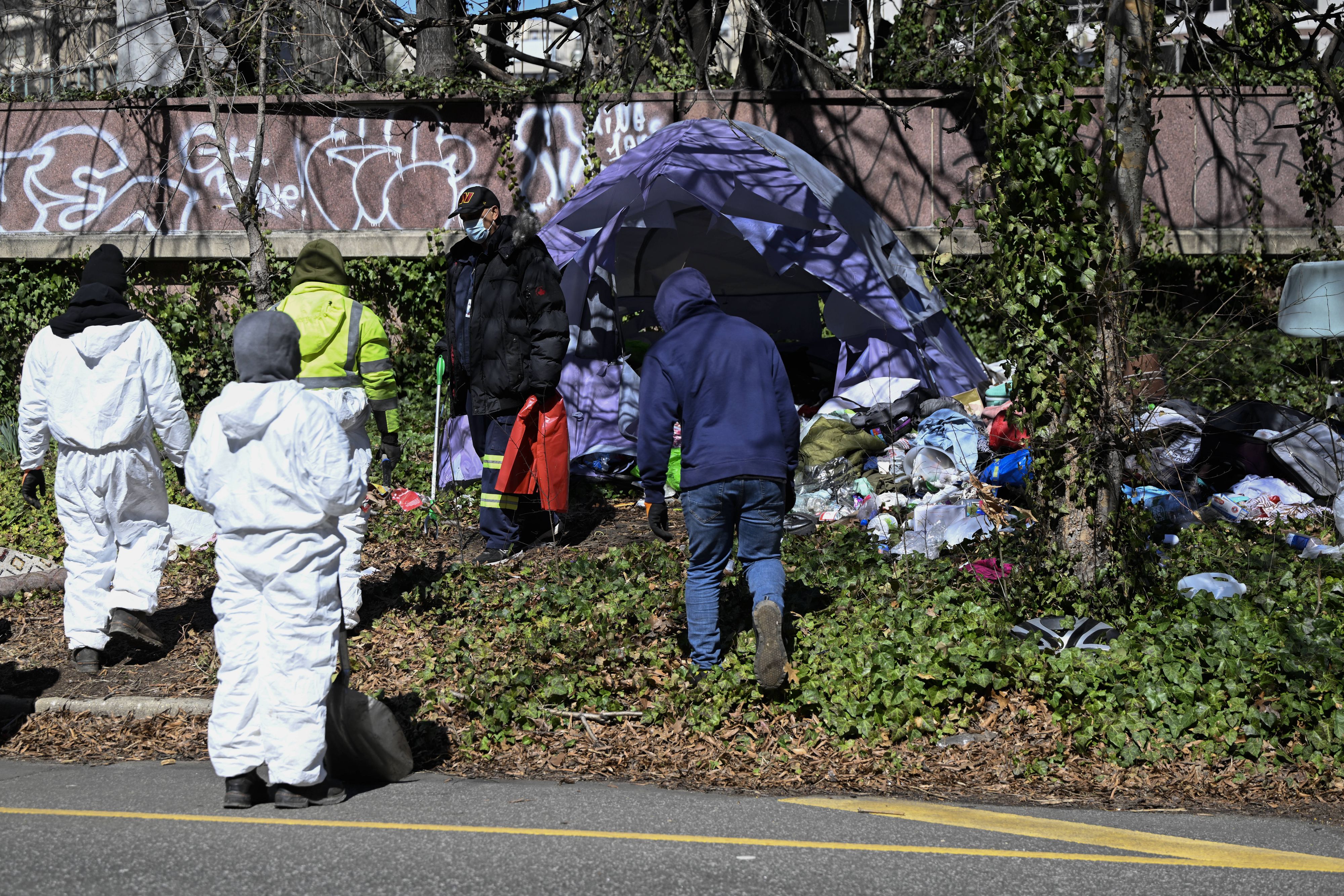 US-Präsident Trump, will Obdachlose in der US-Hauptstadt loswerden.