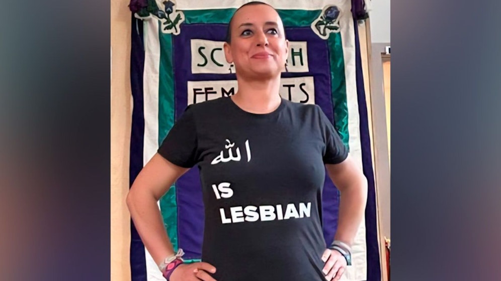 Für dieses Foto befindet sich Ibtissam Lachgar in Untersuchungshaft