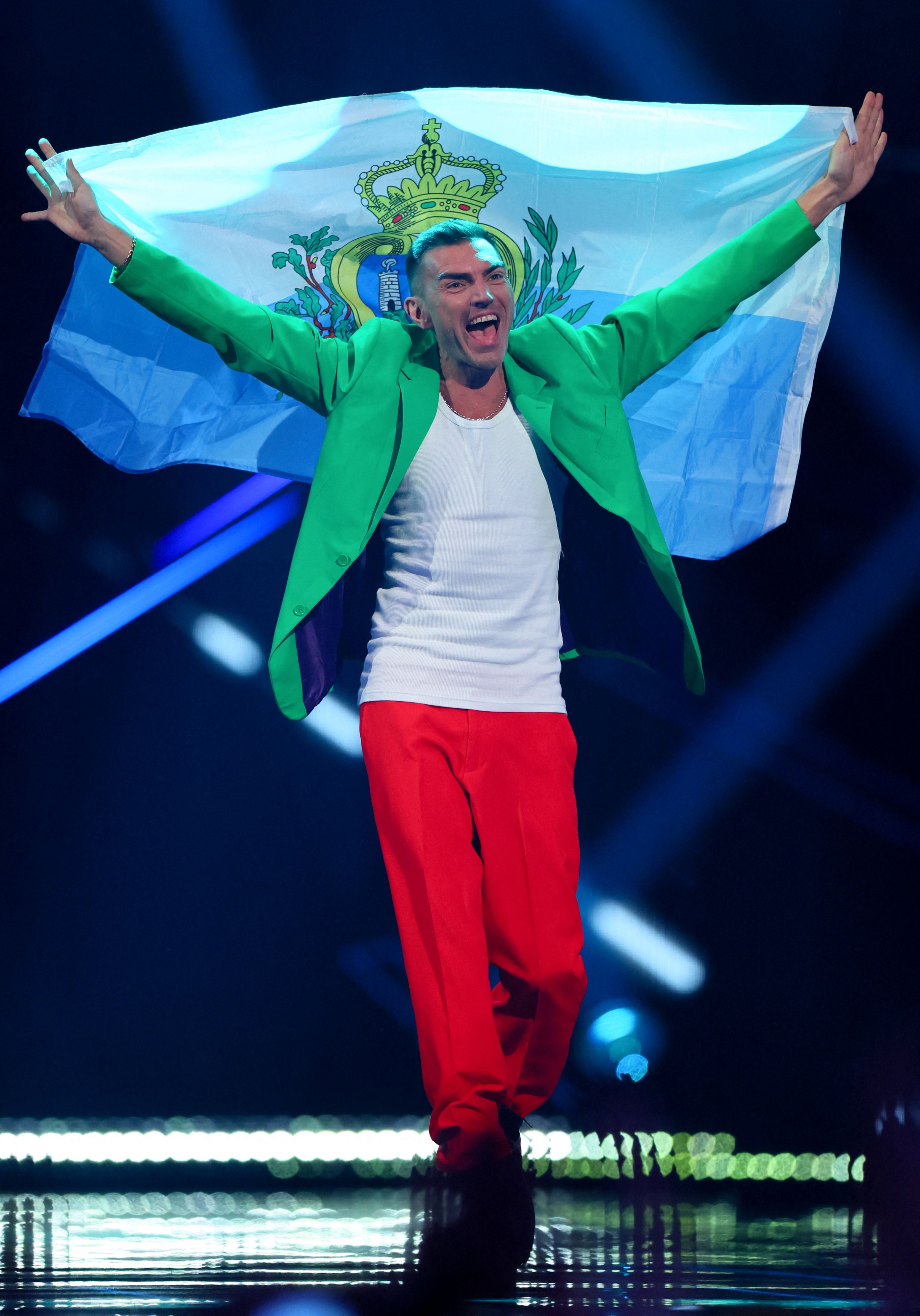 Gabry Ponte hatte beim letzten ESC nicht viel Grund zu feiern. Er belegte im Finale den letzten Platz.