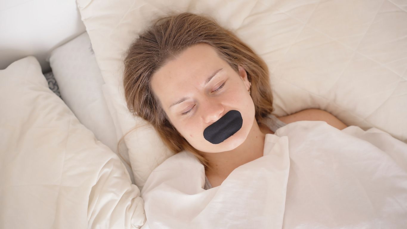 Attempting to cure sleep apnea, snoring, or bad breath.