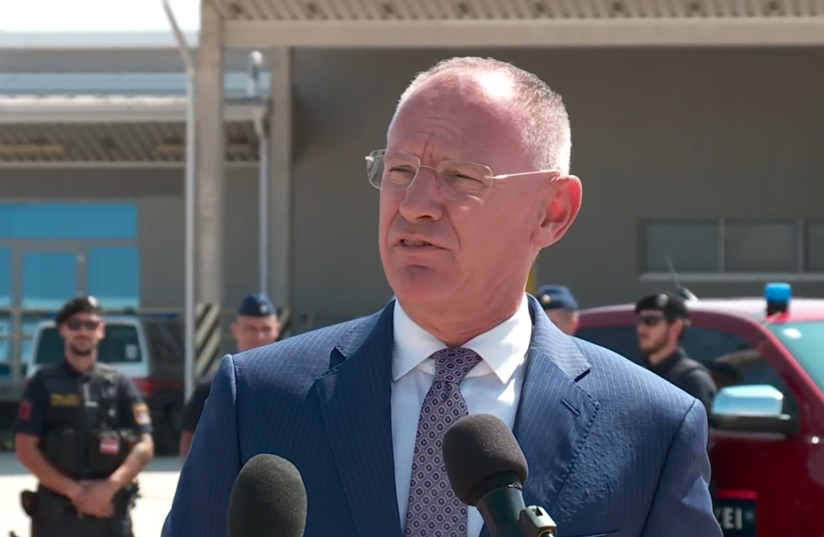 Innenminister Gerhard Karner in Nickelsdorf zur 