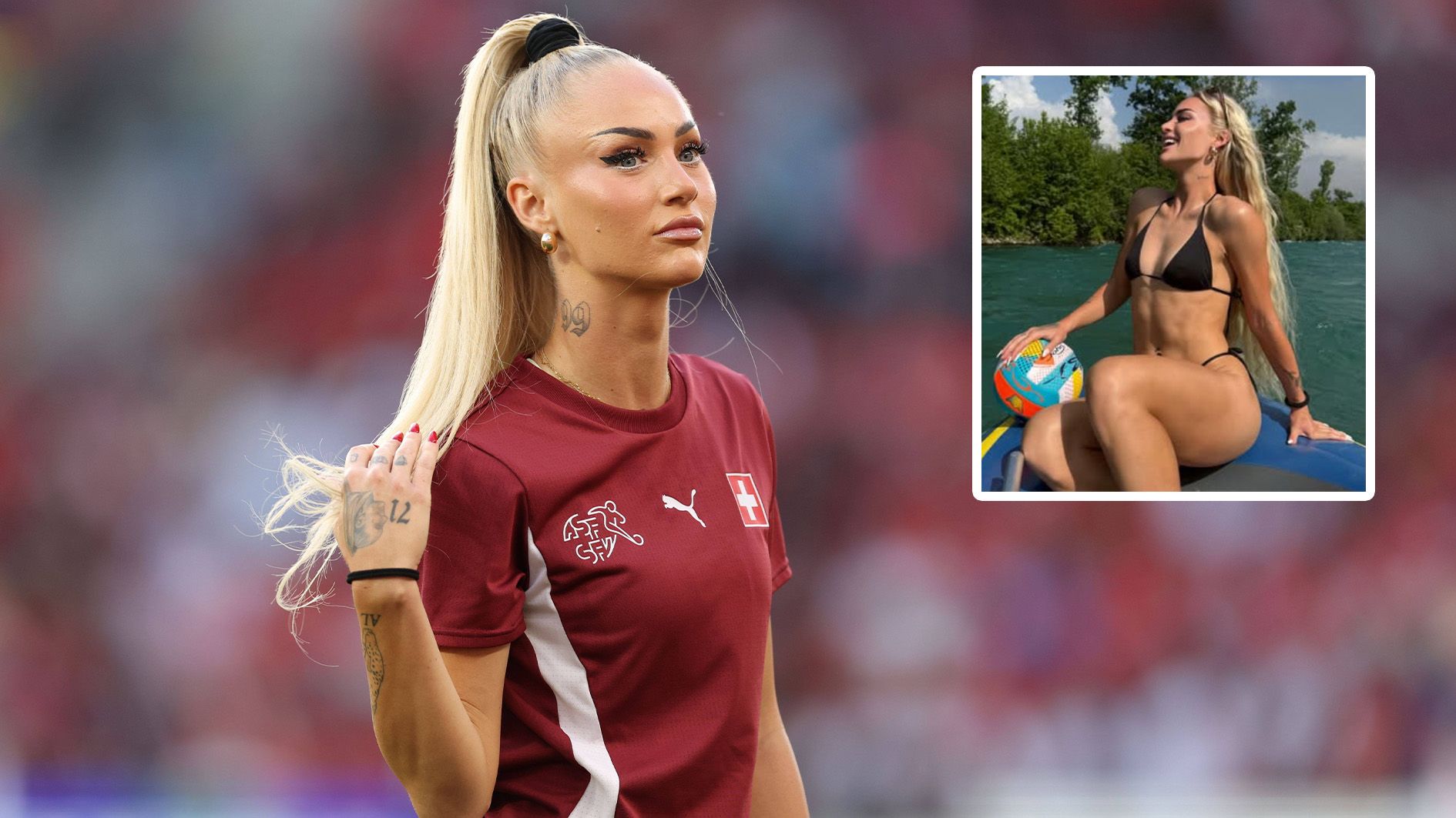 Alisha Lehmann begeistert auf und neben dem Platz ihre Fans. 