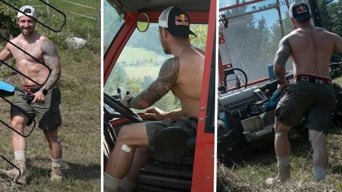 Heute.at - Hirscher schwitzt als Bauer am Feld auch fürs Comeback