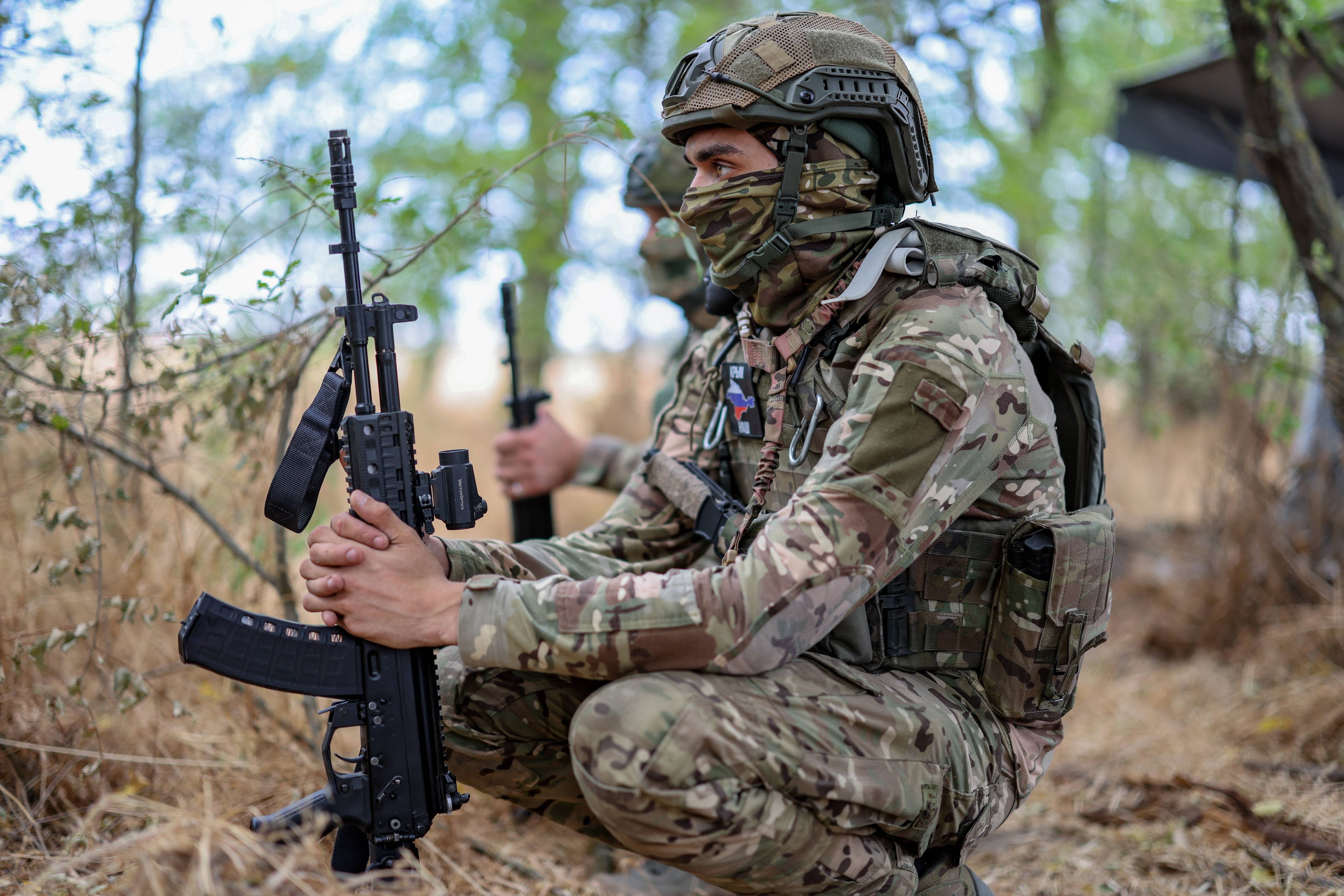 Russische Soldaten haben die Kontrolle über ein Gebiet von 110 Quadratkilometern übernommen.