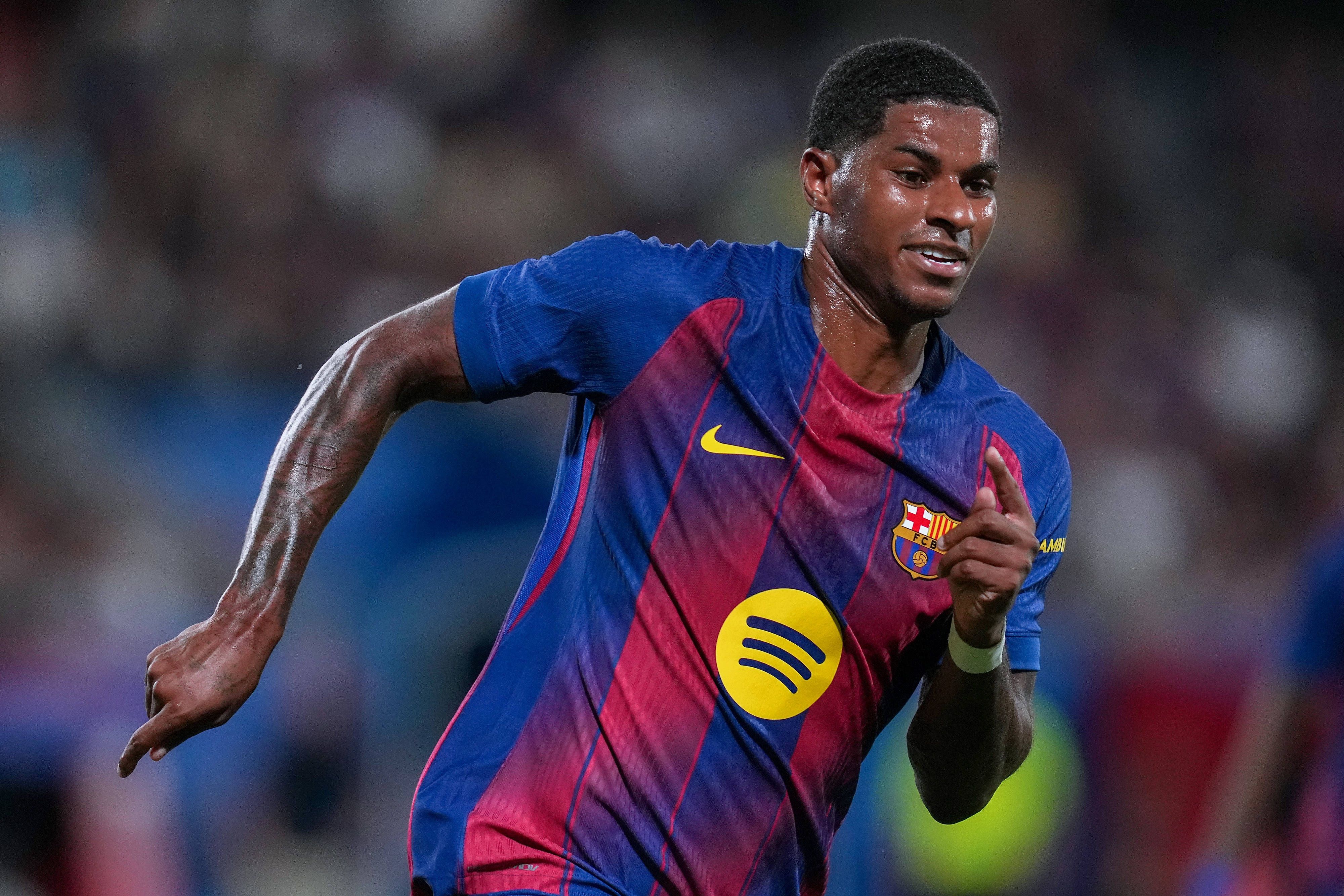 Marcus Rashford wechselte im Sommer zum FC Barcelona. 