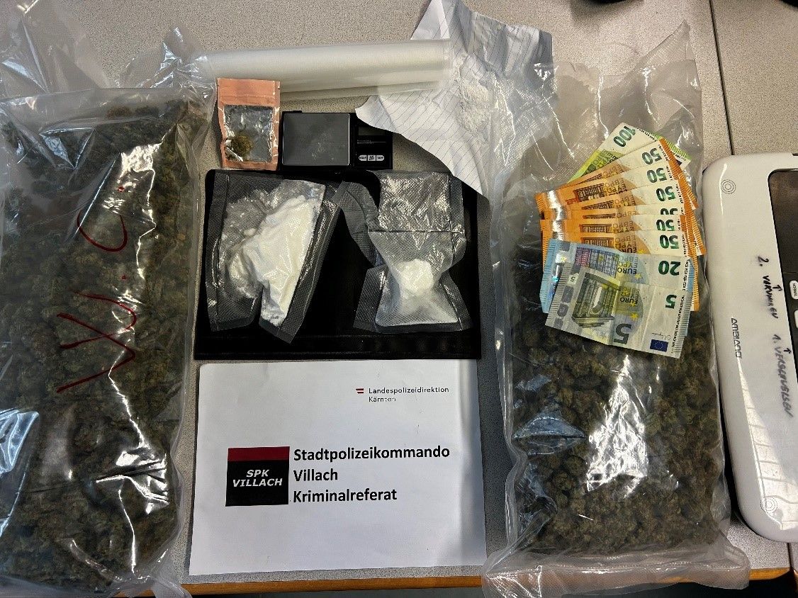 Sichergestellte Drogen