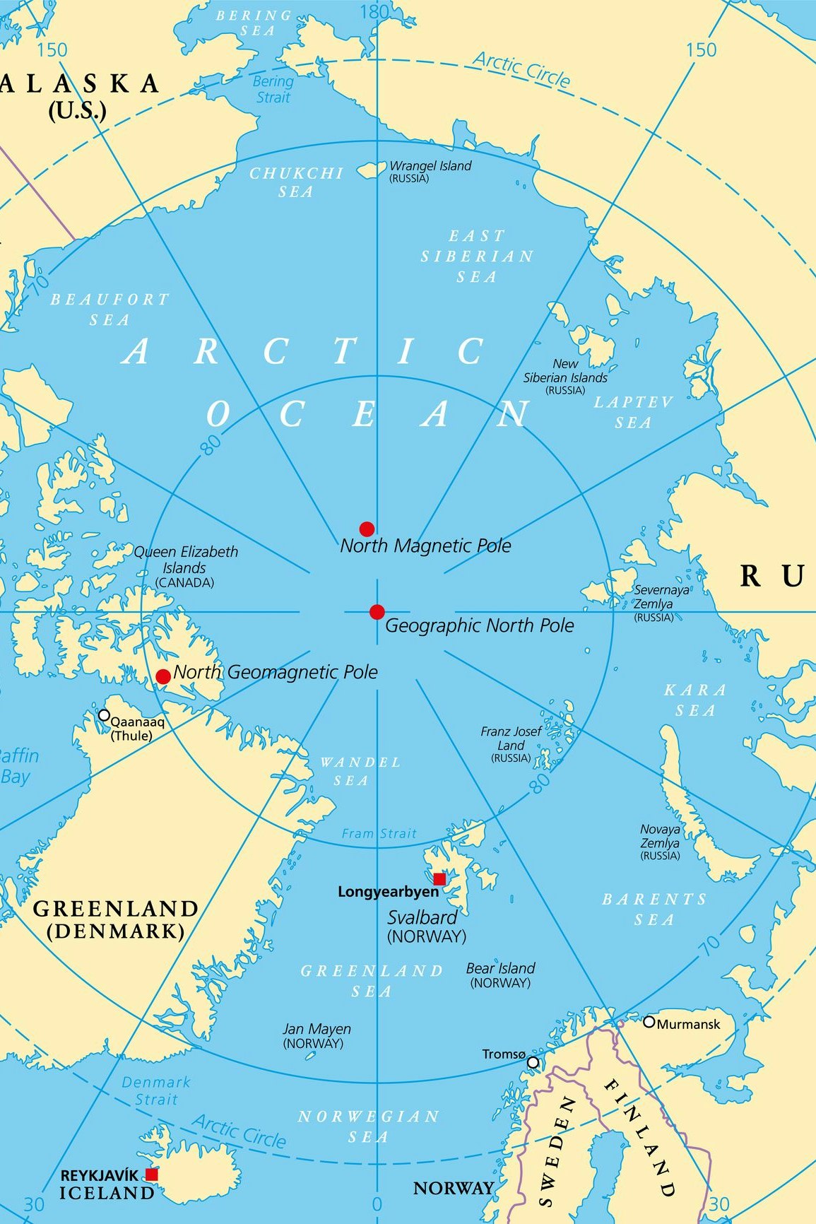 Spitzbergen oder Svalbard, wie es in Norwegen immer noch oft genannt wird, liegt noch etwas nördlicher als die US-Space Force-Base in Thule auf Grönland und sehr nahe am russischen Heimathafen der Atomflotte in Murmansk