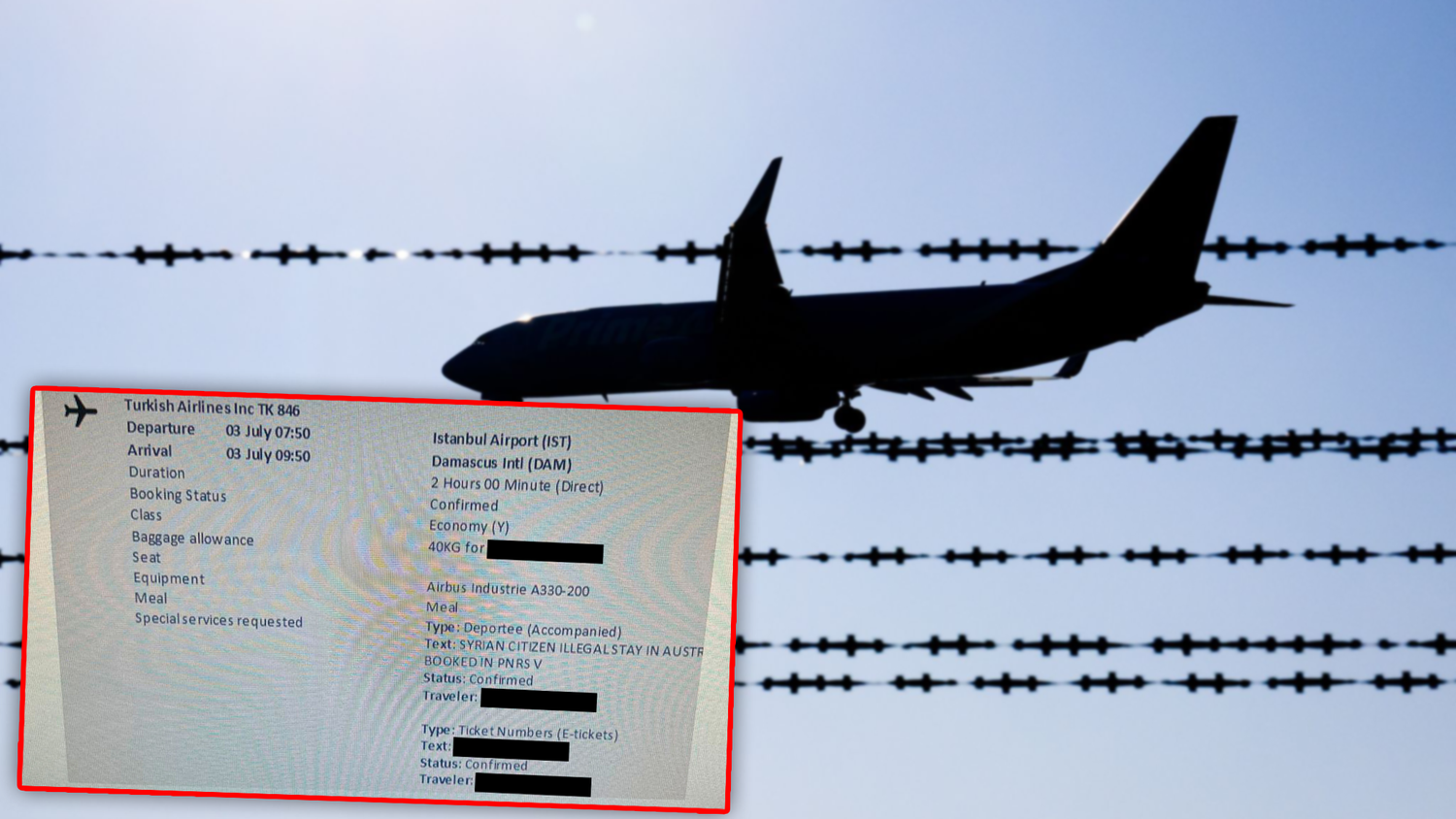 Heute.at - 40 Kilo Gepäck, Extra-Service – so lief Abschiebeflug