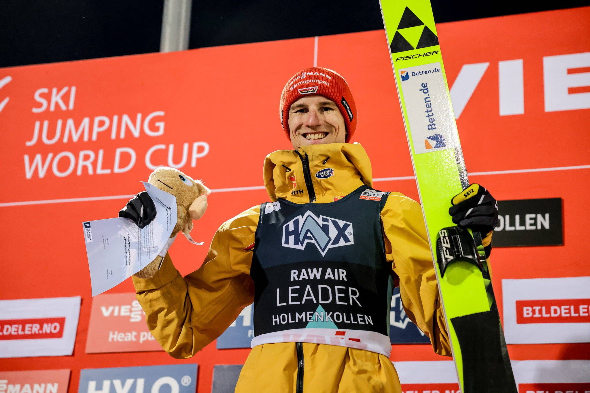 DSV-Springer Karl Geiger ist zum zweiten Mal Vater geworden. 