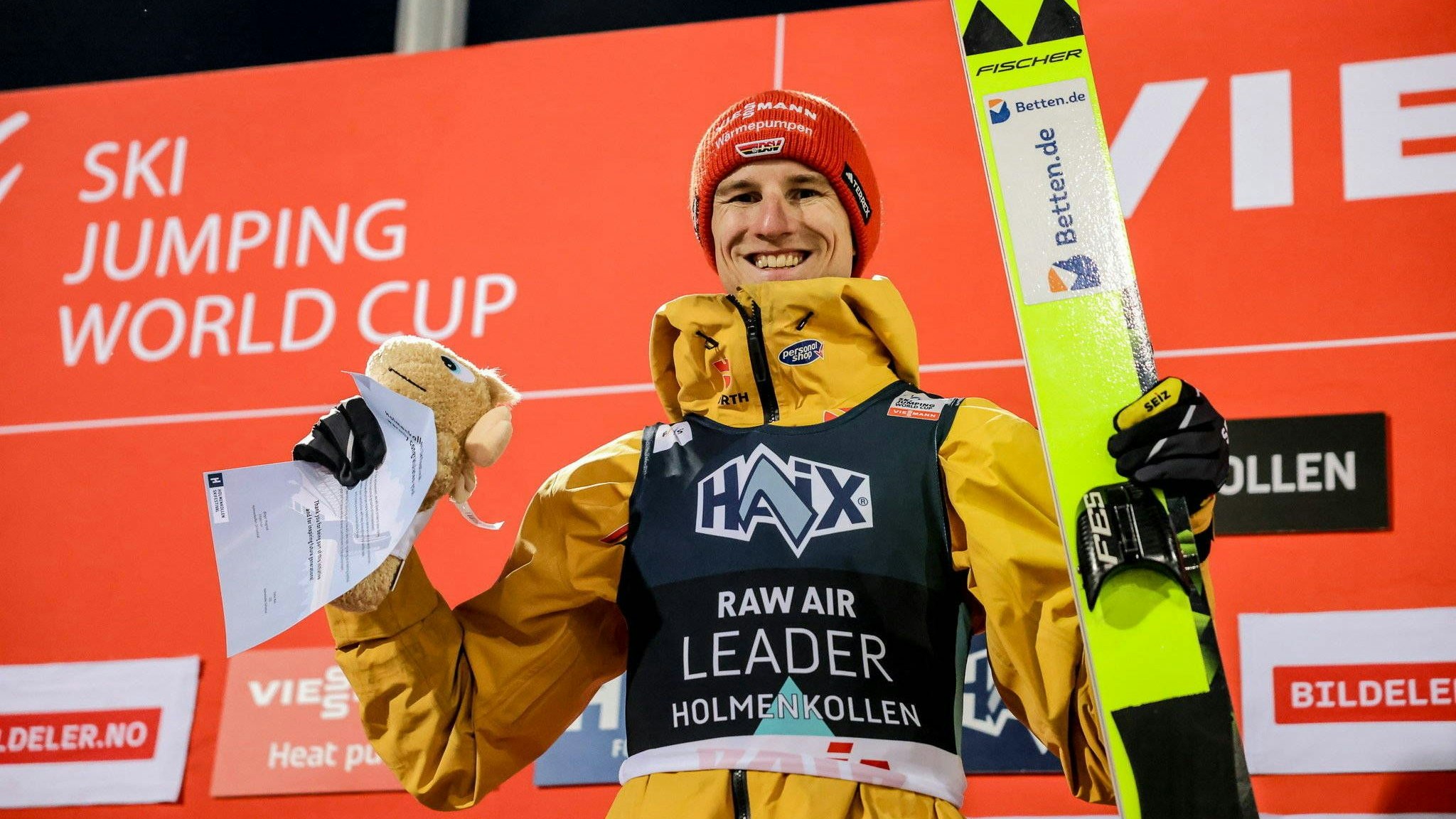 DSV-Springer Karl Geiger ist zum zweiten Mal Vater geworden. 