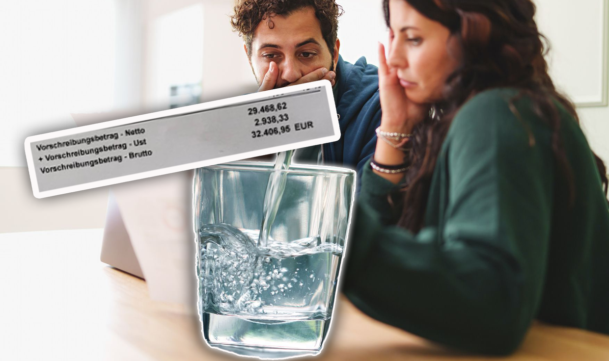 Heute.at - 32.400 Euro! Frau bekommt horrende Wasserrechnung
