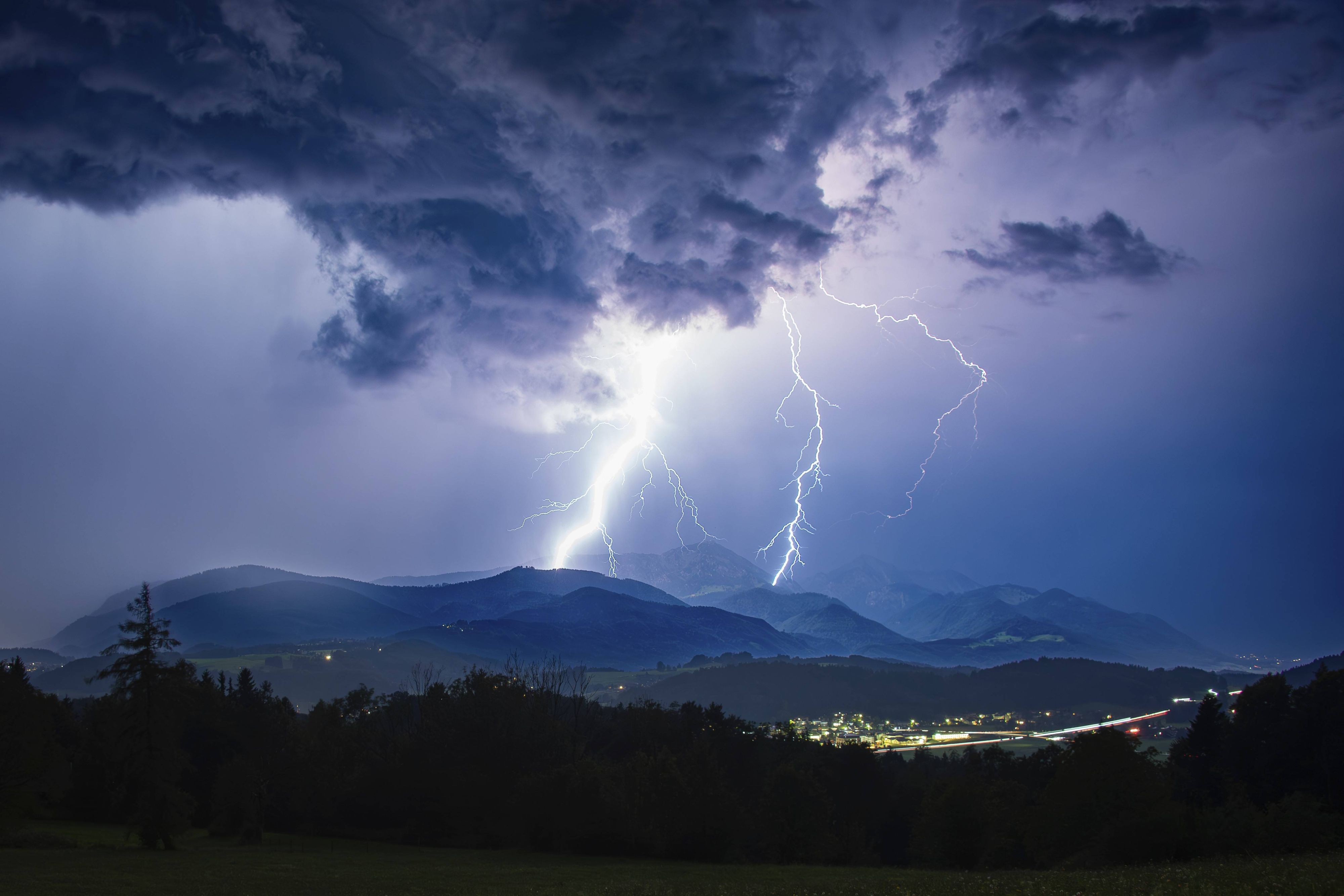 Österreich muss sich am Donnerstag stellenweise auf Gewitter einstellen.