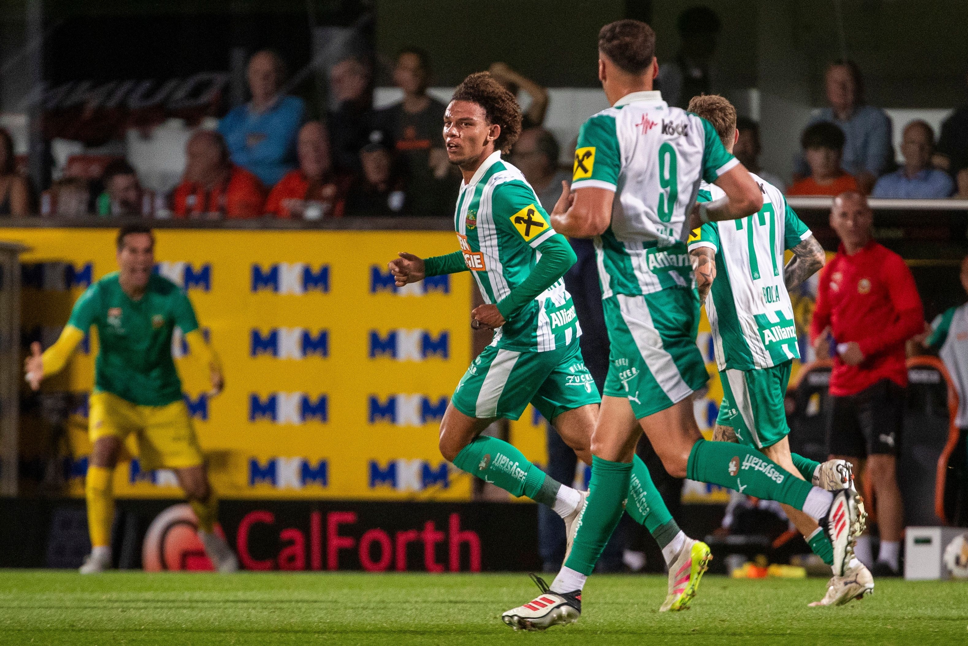 Rapid jubelt über die Aufholjagd gegen Dundee United. 