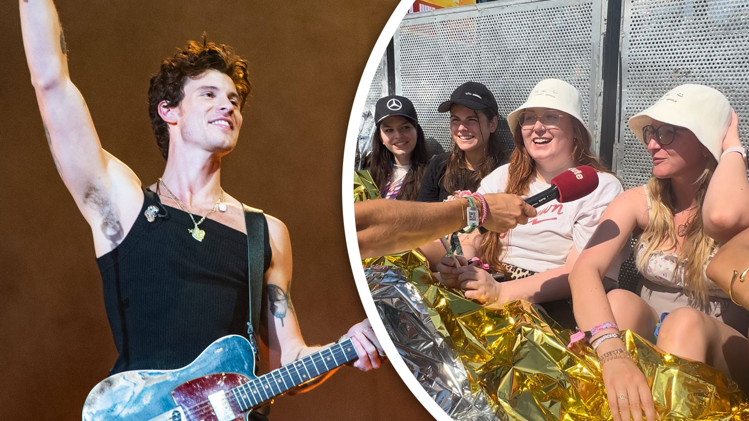 Heute.at - 1. Reihe! Fans von Mendes warten 8 Stunden trotz Hitze