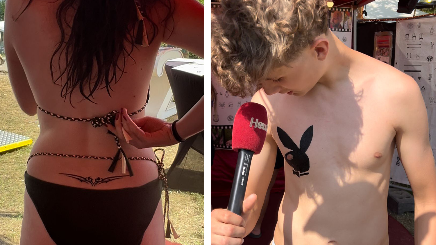 Heute.at - Hoffe Mama sieht es nicht: Tattoo-Sünden auf Festival