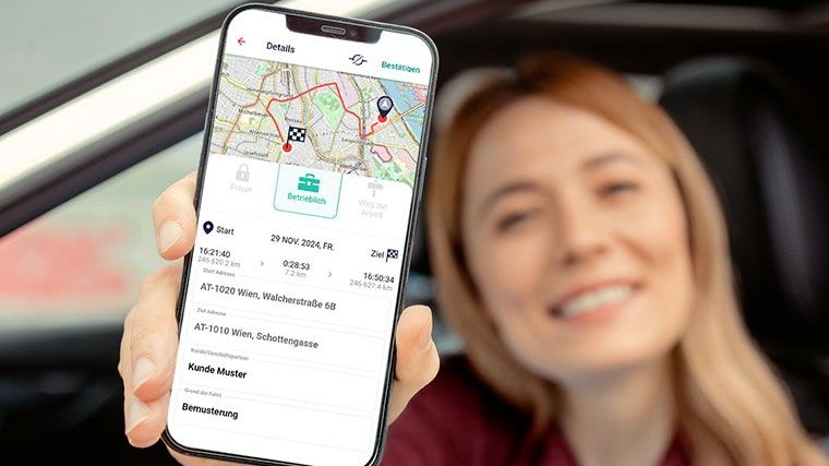 Mit einer neuen Fahrtenbuch-App und einer umfassenden Lösung für den gesetzlichen EU-konformen Einsatz des Smart Tacho 2 bringt A1 gleich zwei Innovationen auf den österreichischen Markt. 