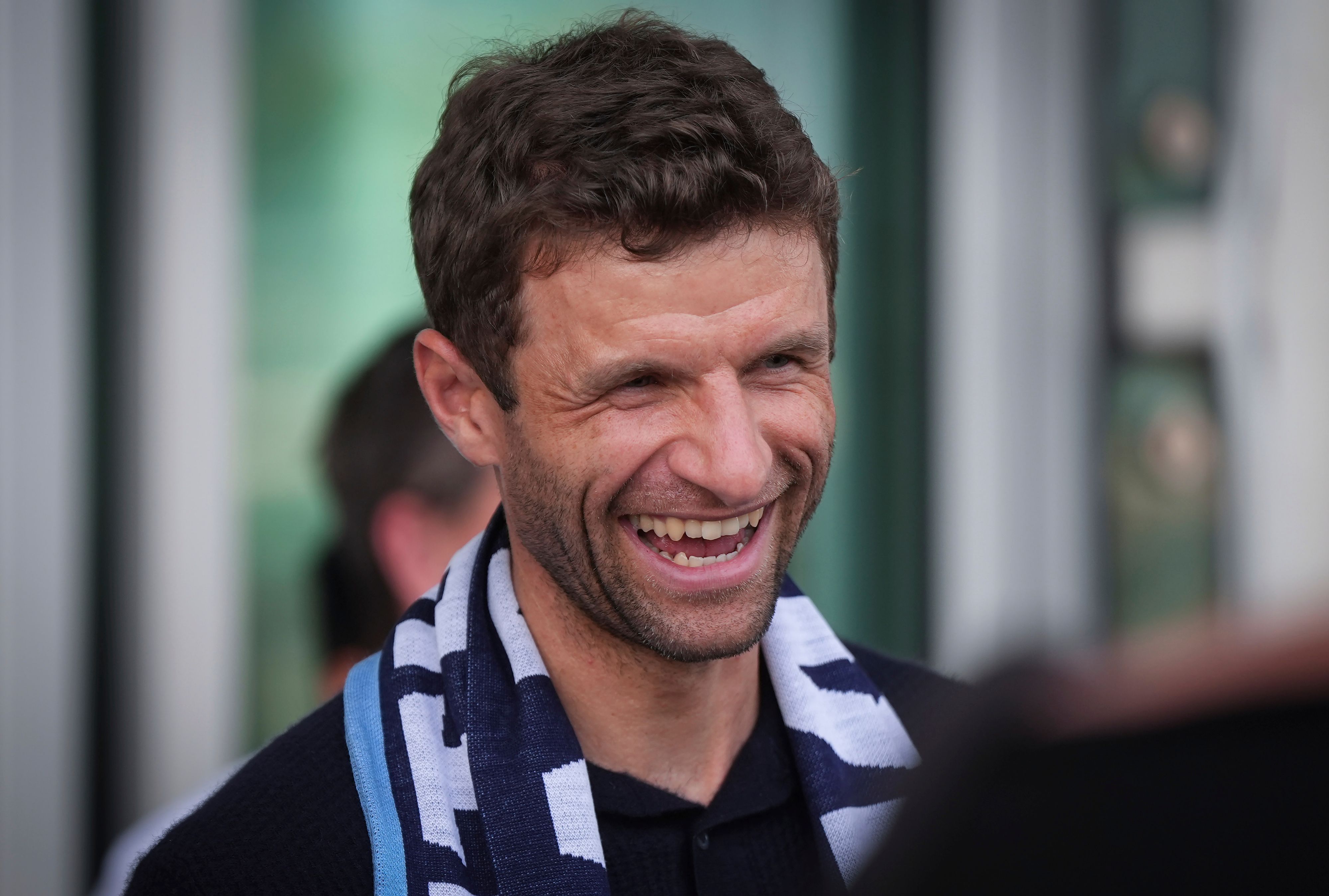 Thomas Müller wurde feierlich in Vancouver empfangen. 