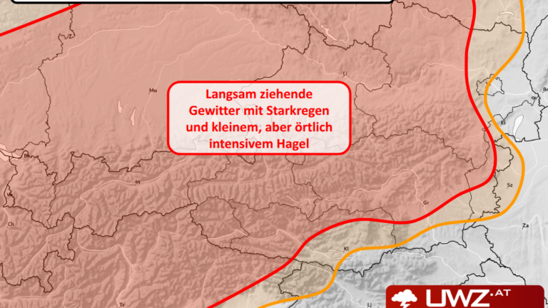 Gewitter und Unwetter – Prognose für den Samstag