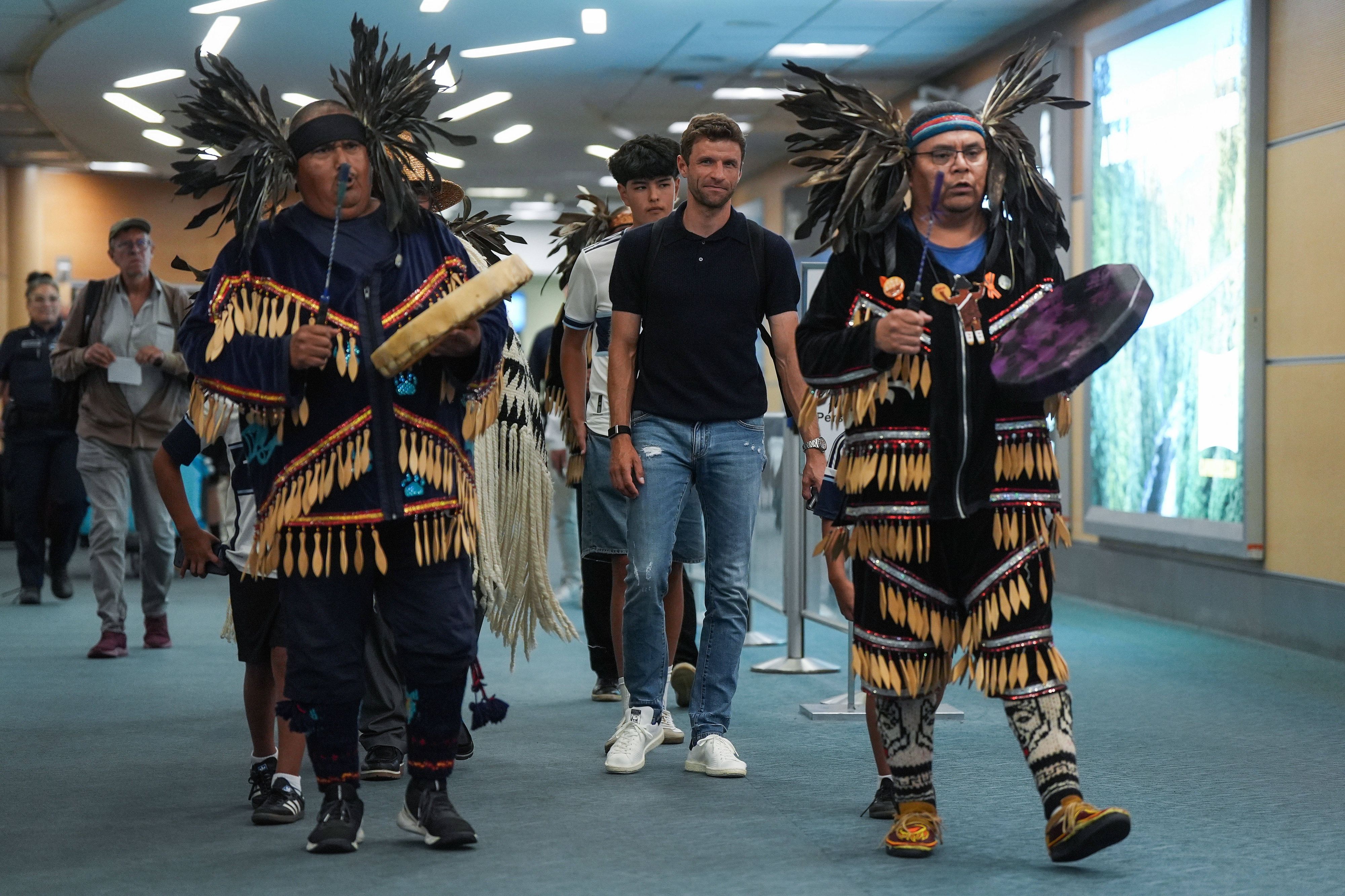 Thomas Müller wurde in Vancouver euphorisch empfangen. 