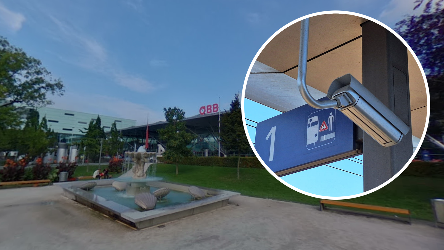 Innen wird der Linzer Hauptbahnhof schon videoüberwacht. Wenn es nach der städtischen FPÖ geht, soll auch bald der Park folgen.