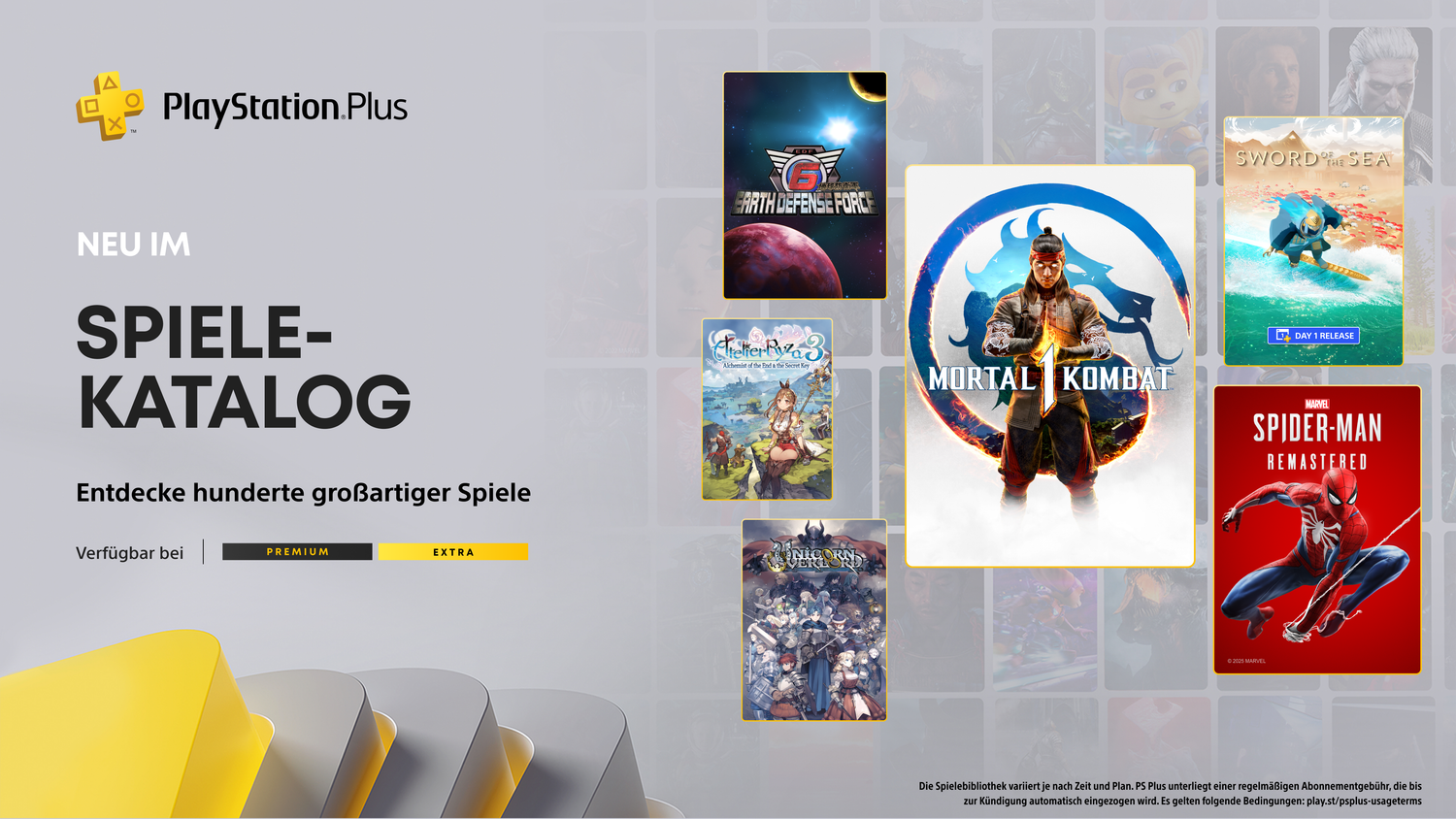 PlayStation Plus Extra- & Premium-Neuzugänge im August.