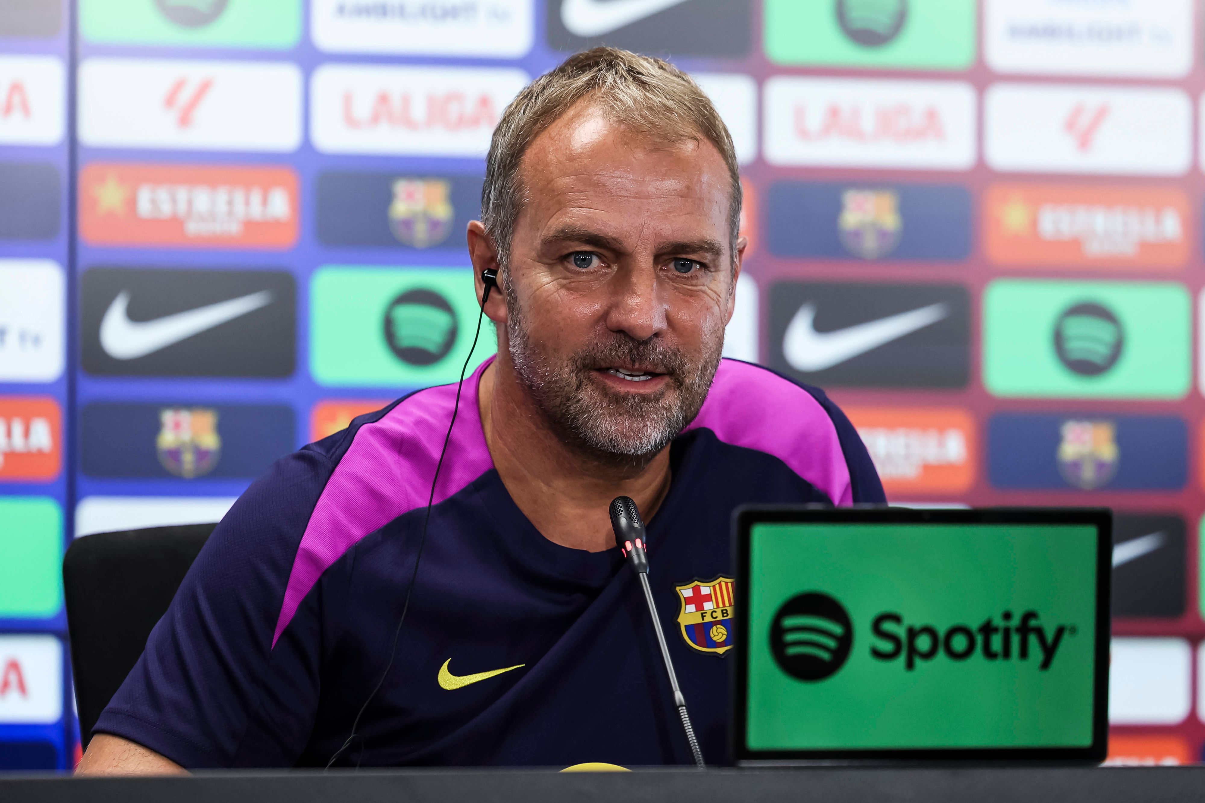 Hansi Flick sprach vor dem Ligaauftakt über Marc-Andre ter Stegen. 