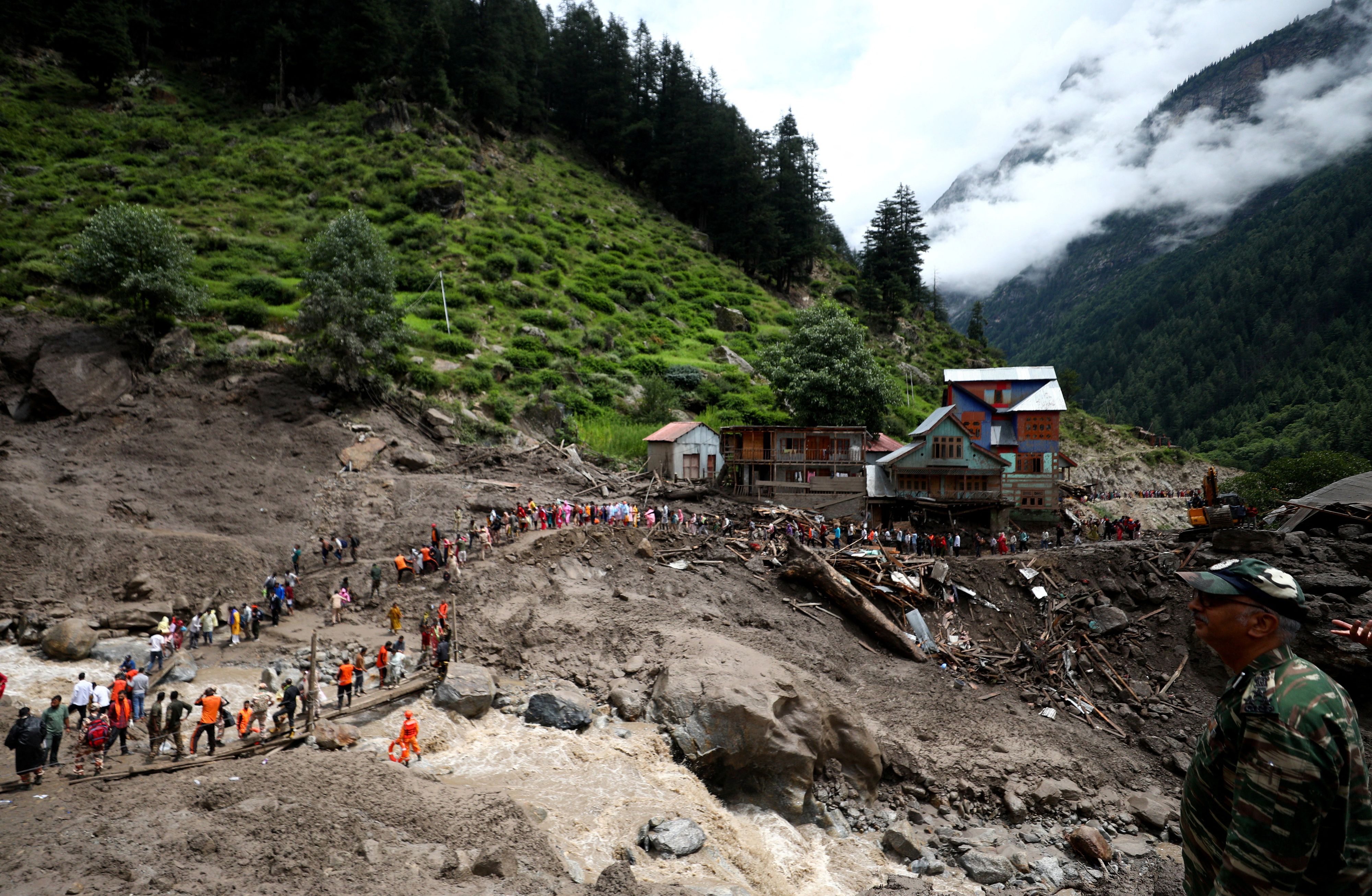 Kaschmir ist besonders schwer getroffen. 