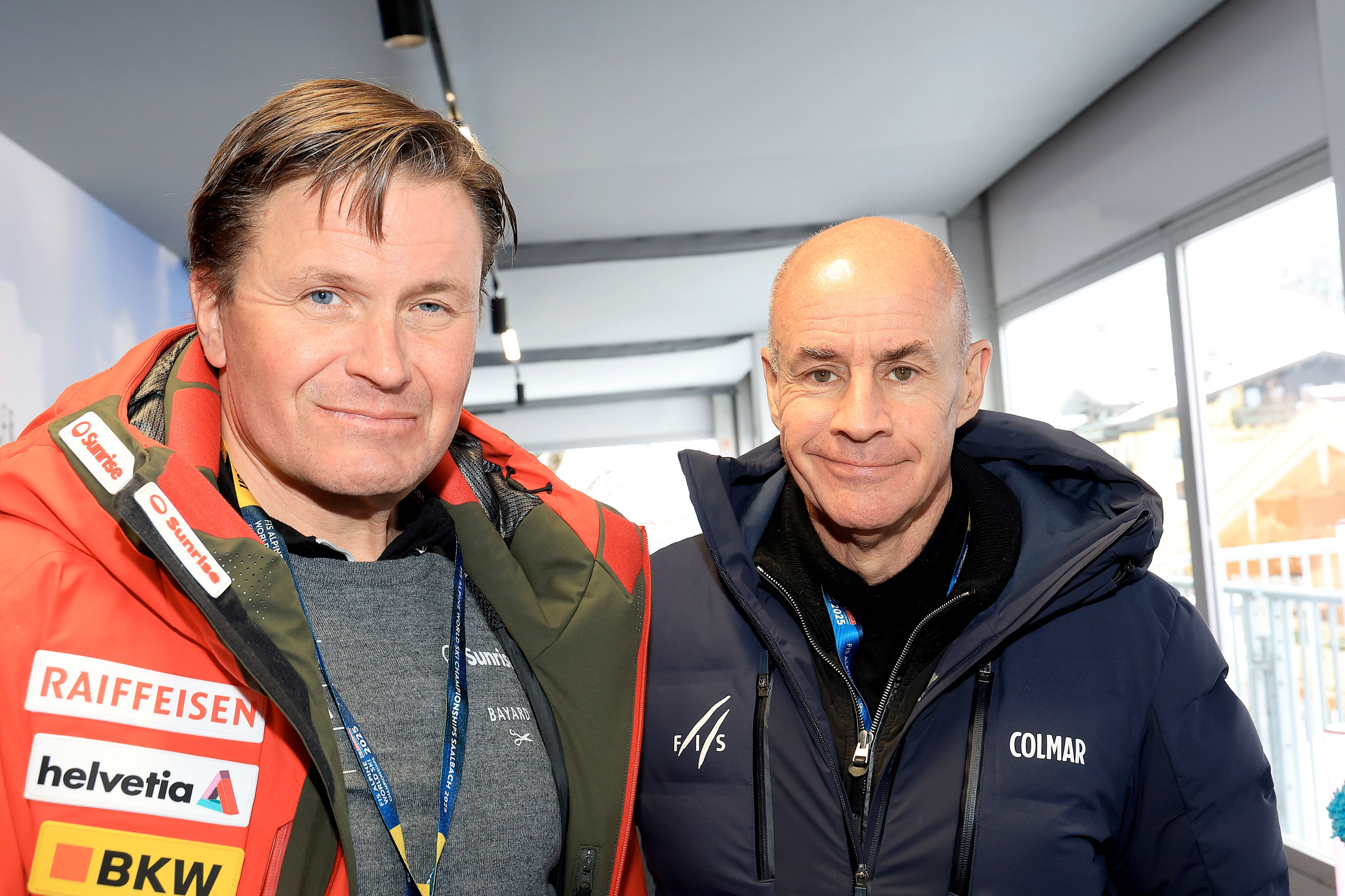 Urs Lehmann und FIS-Präsident Johan Eliasch.