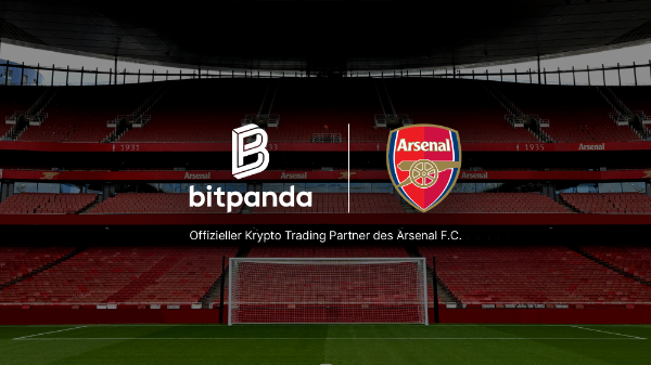 Bitpanda und FC Arsenal geben Partnerschaft bekannt.