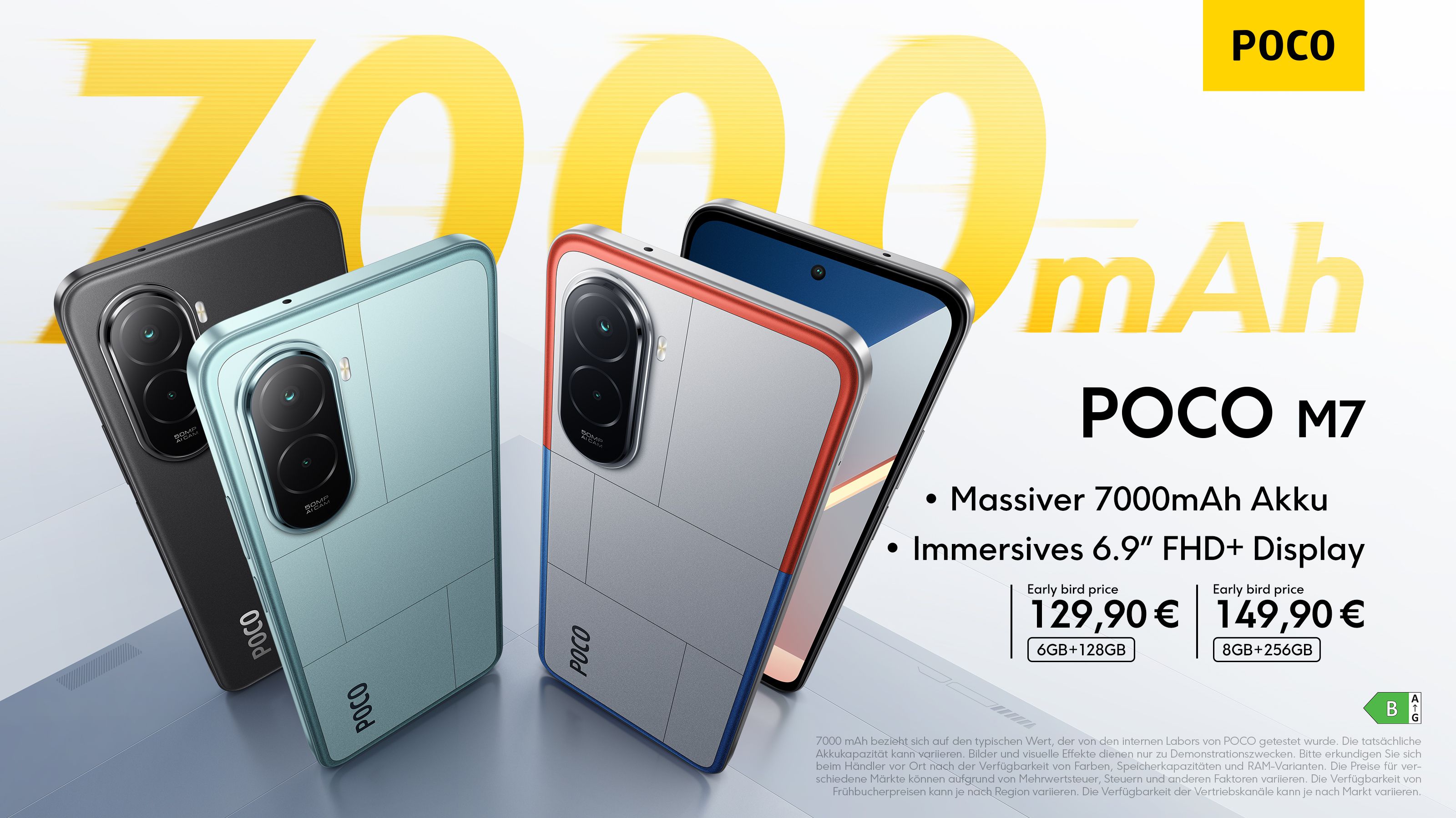 Xiaomi hat das POCO M7 vorgestellt. 