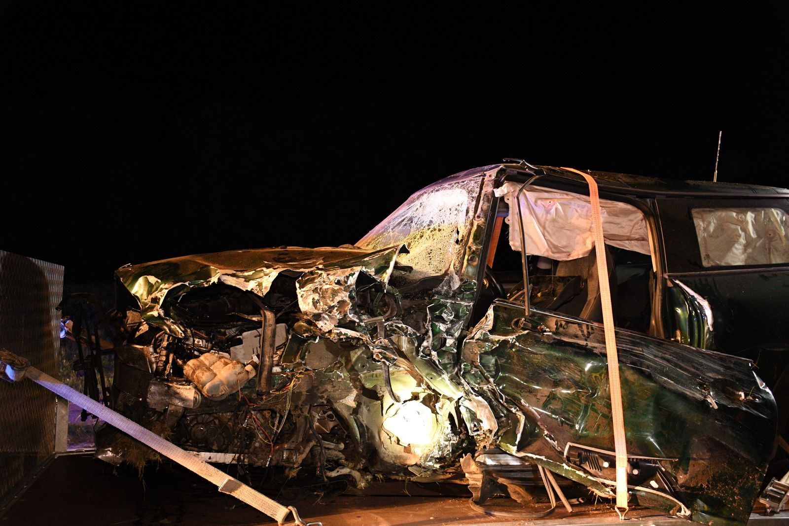 Der 28-Jährige musste von der Feuerwehr befreit werden.