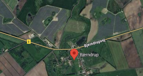 Das Unglück passierte in der Nähe von Bjerndrup, etwa 15 Kilometer von der deutschen Grenze entfernt.