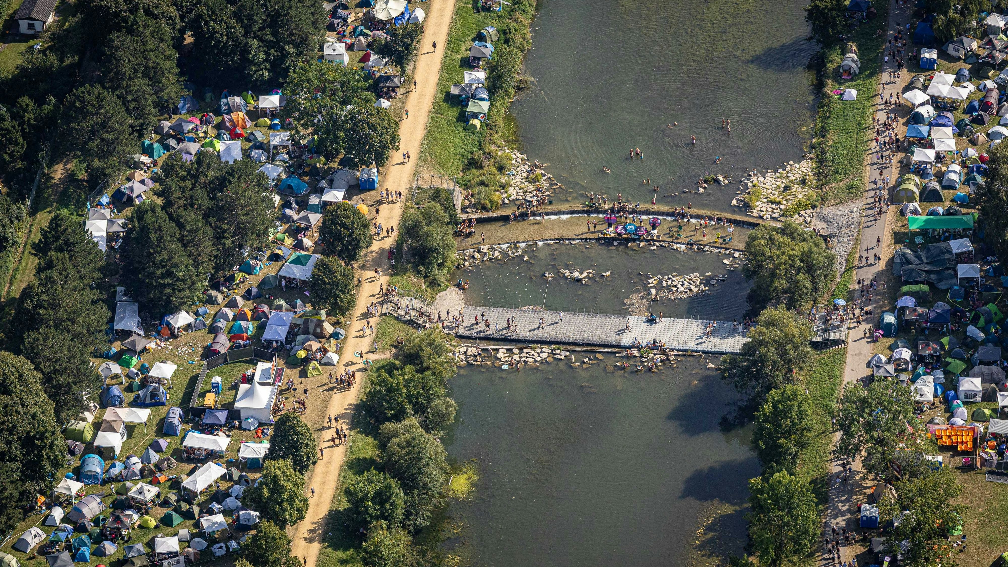 Luft-Aufnahme vom Frequency 2025